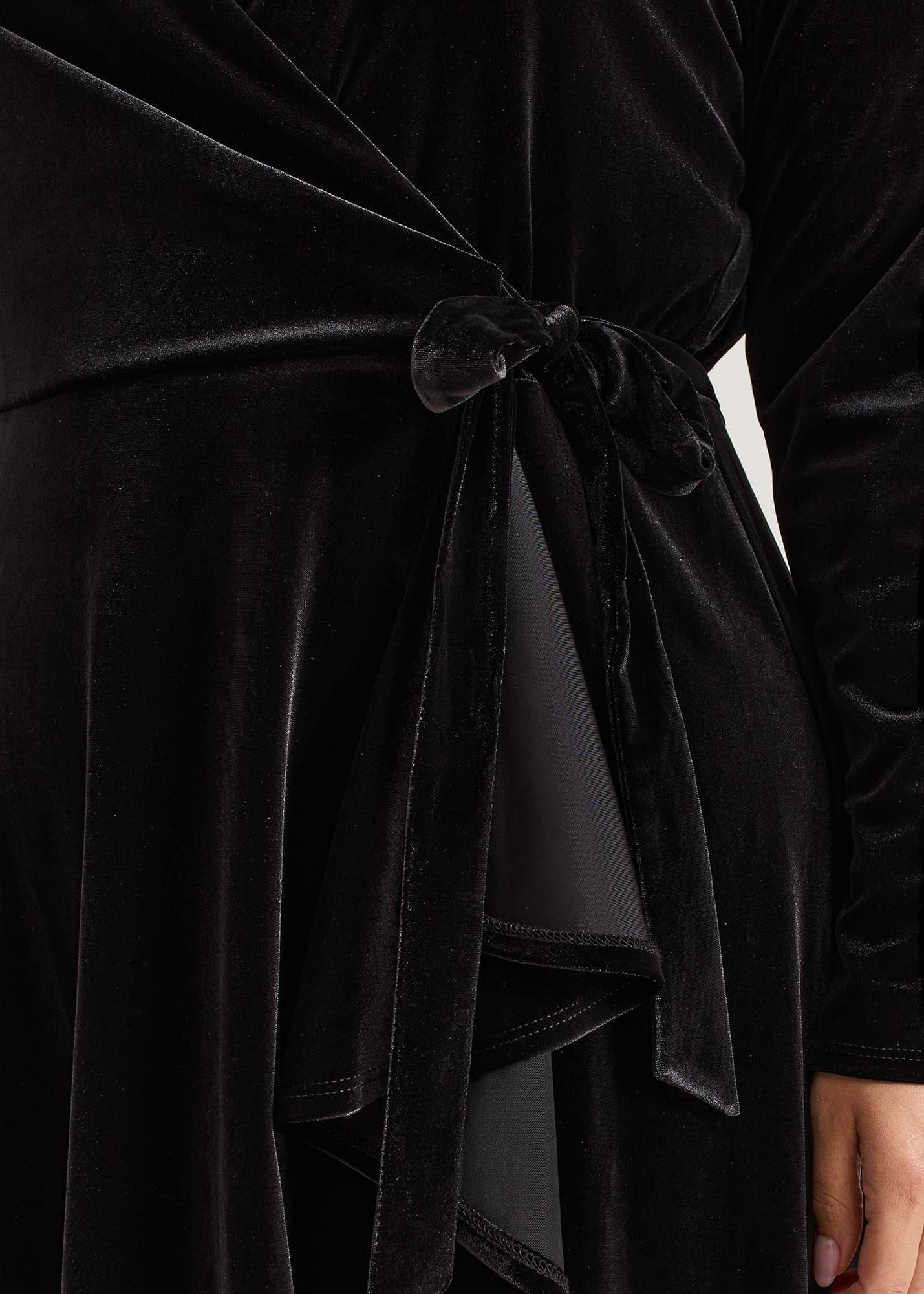 ${product-id}-Julia Black Velvet Wrap Dress-Black-${view-type}