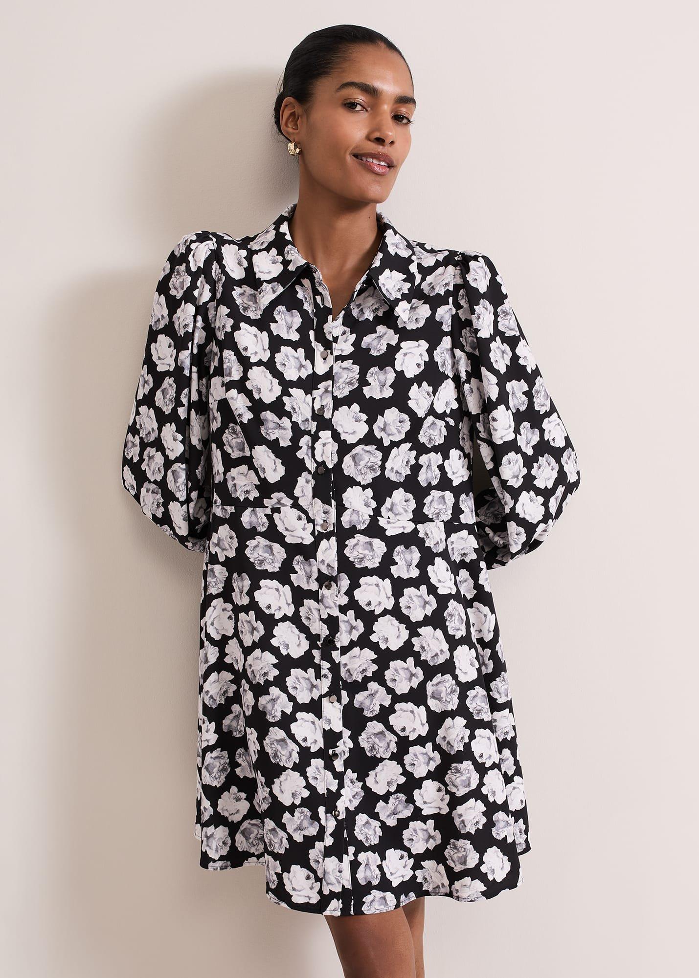 Selika Floral Swing Mini Dress