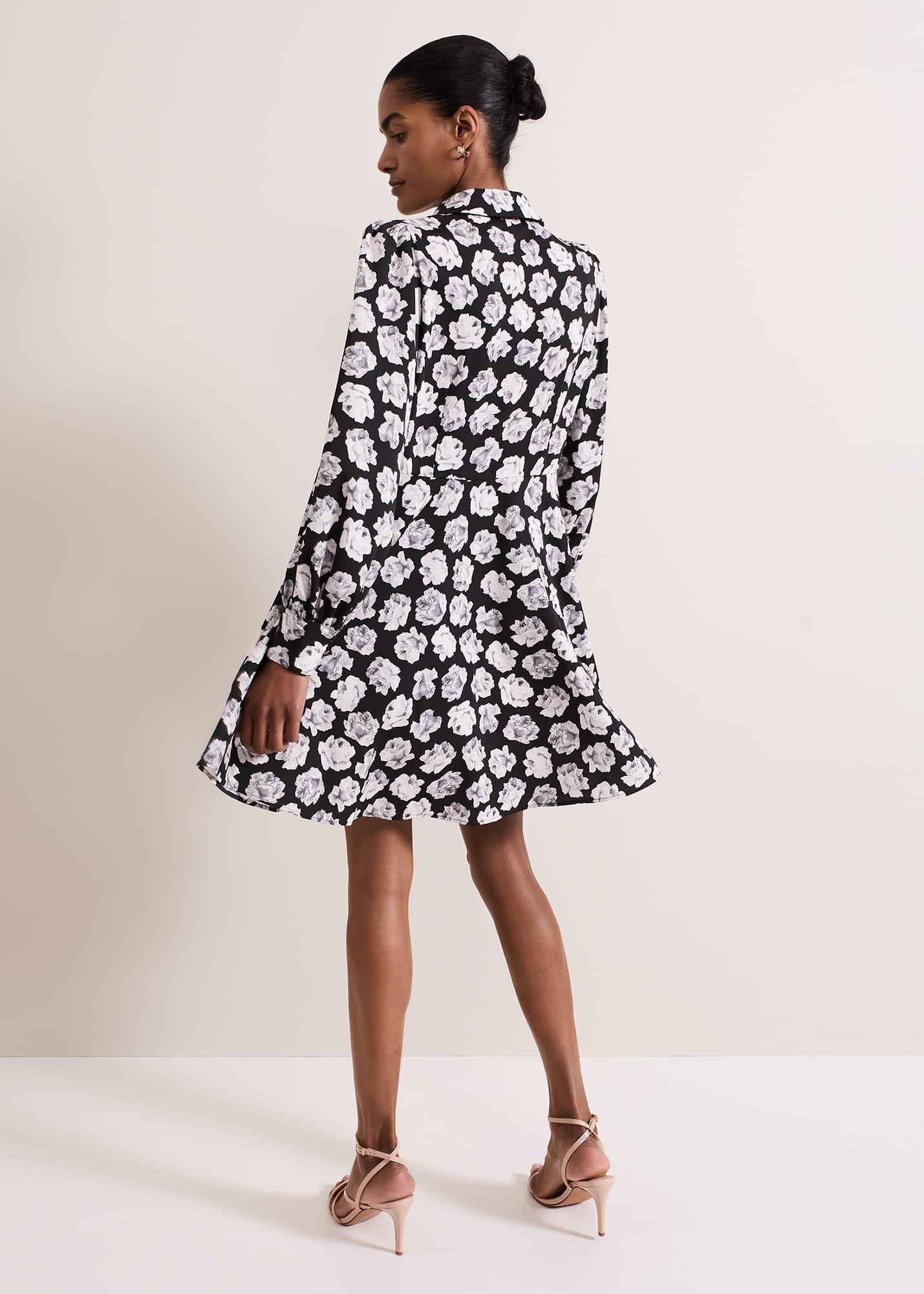 Selika Floral Swing Mini Dress