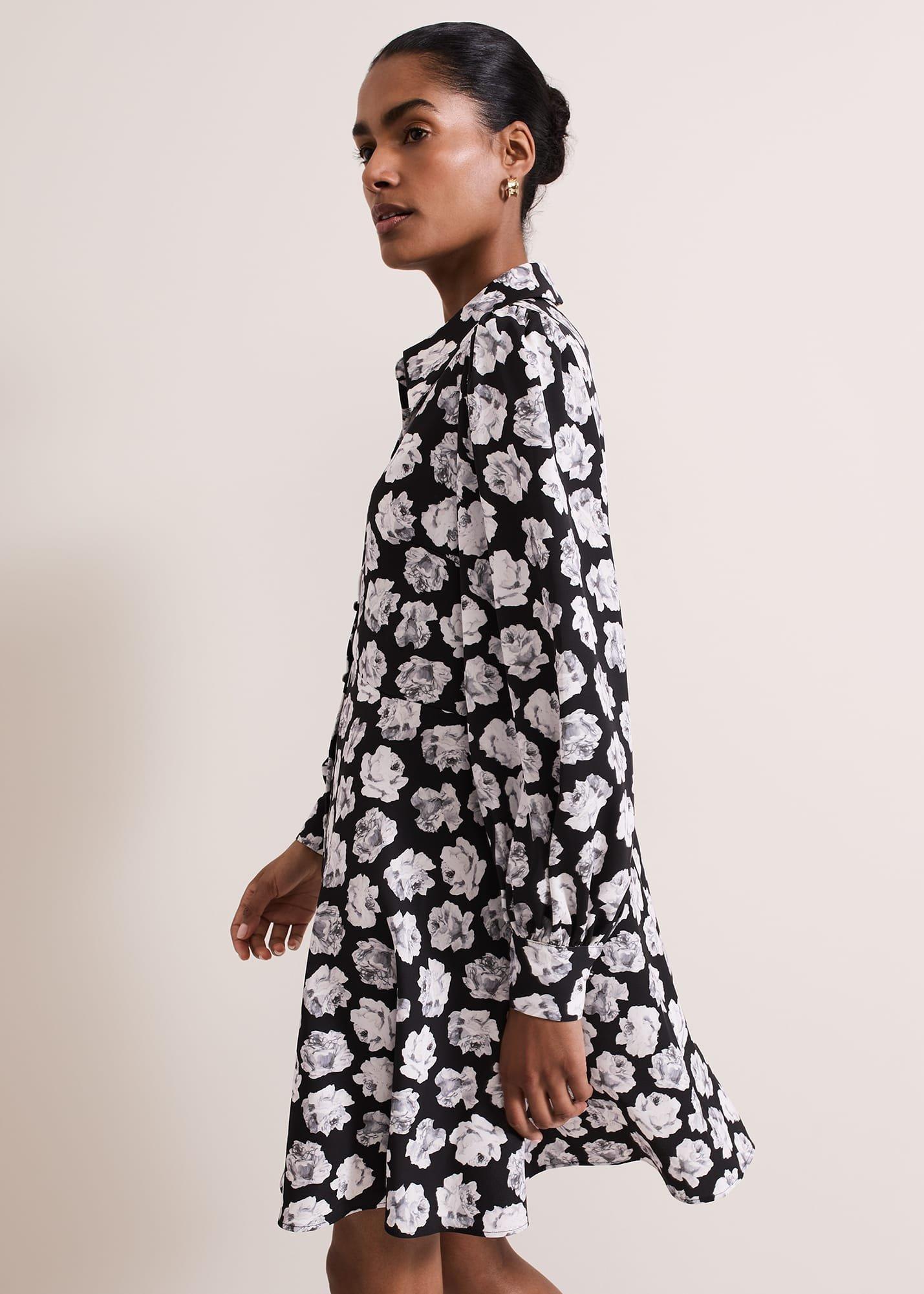 Selika Floral Swing Mini Dress
