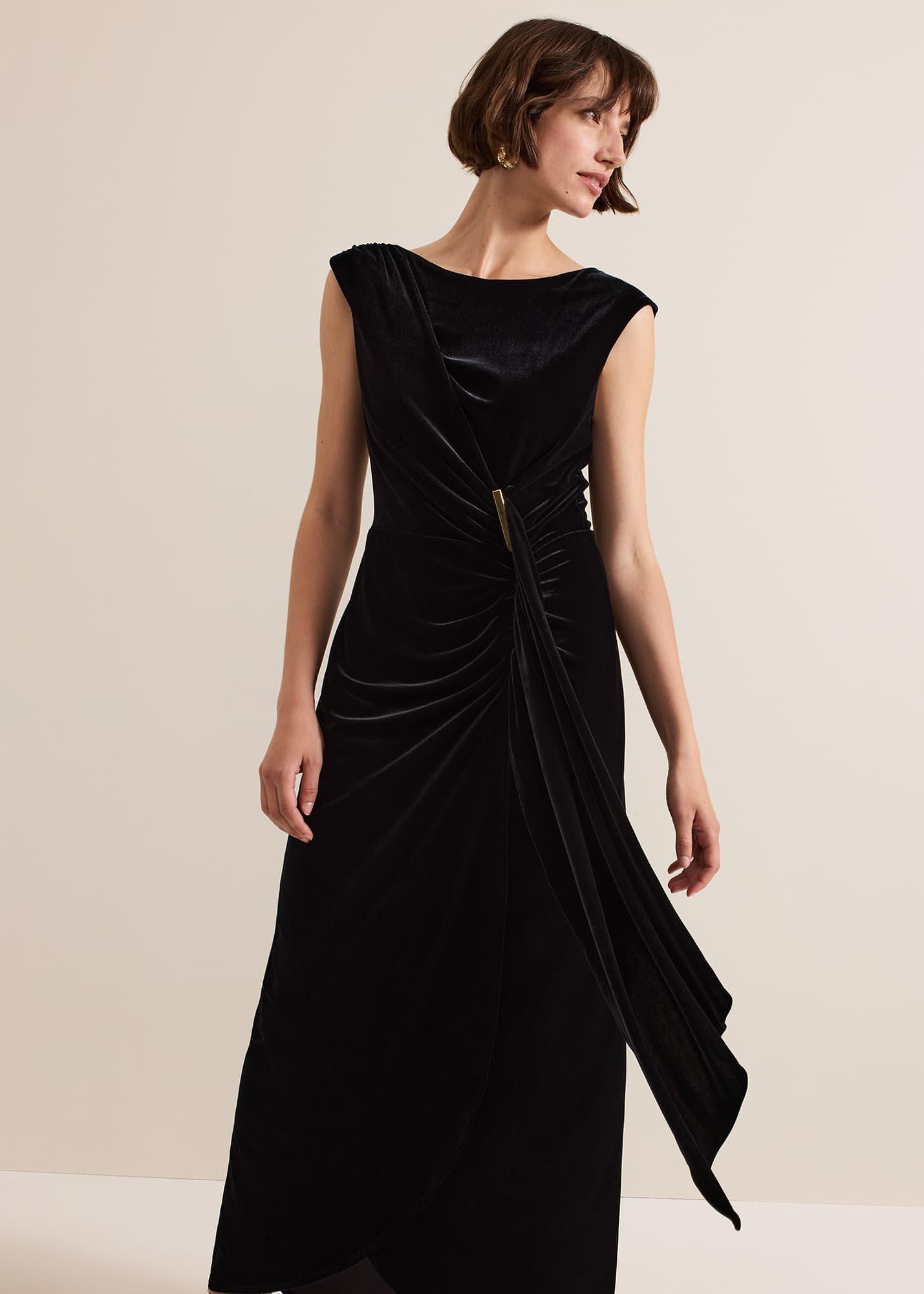${product-id}-Donna Black Velvet Maxi Dress-Black-${view-type}