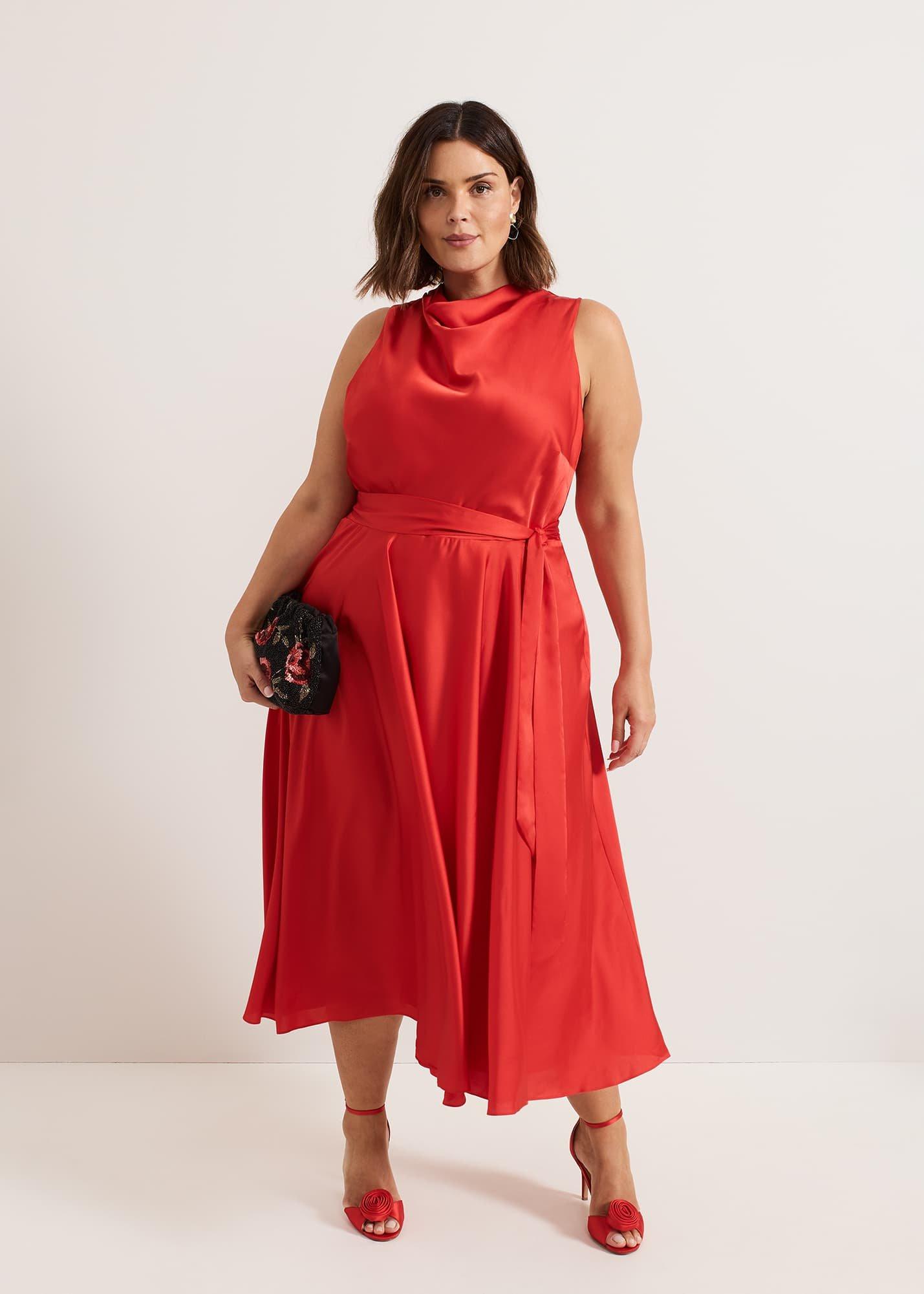 ${product-id}-Jasleen Red Satin Dress-Red-${view-type}