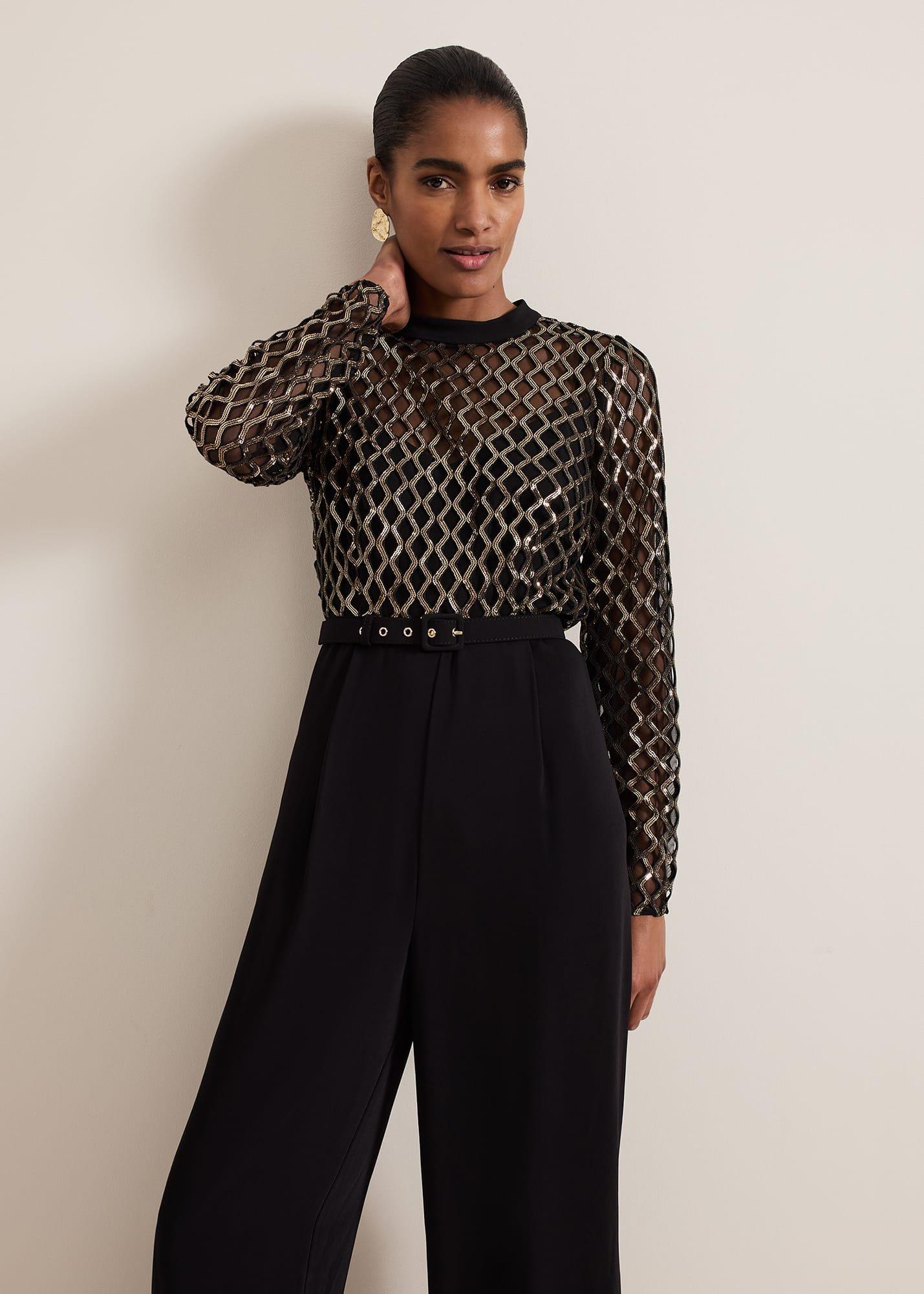 ${product-id}-Amelia Sequin Bodice Jumpsuit-Black/Multi-${view-type}