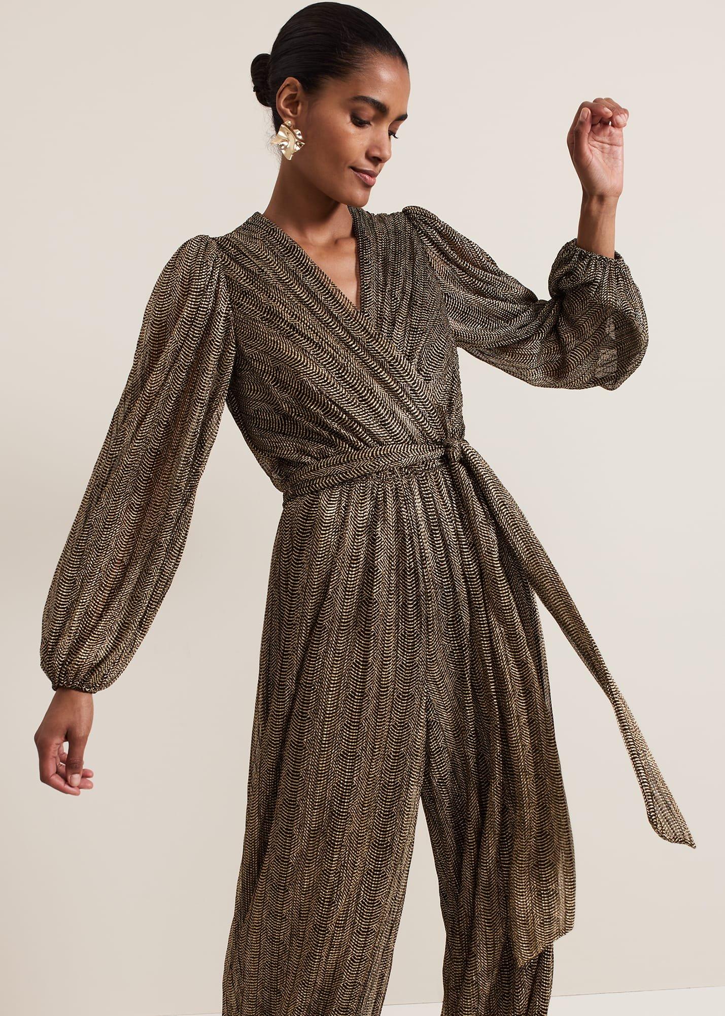 ${product-id}-Alli Gold Textured Jumpsuit-Gold-${view-type}