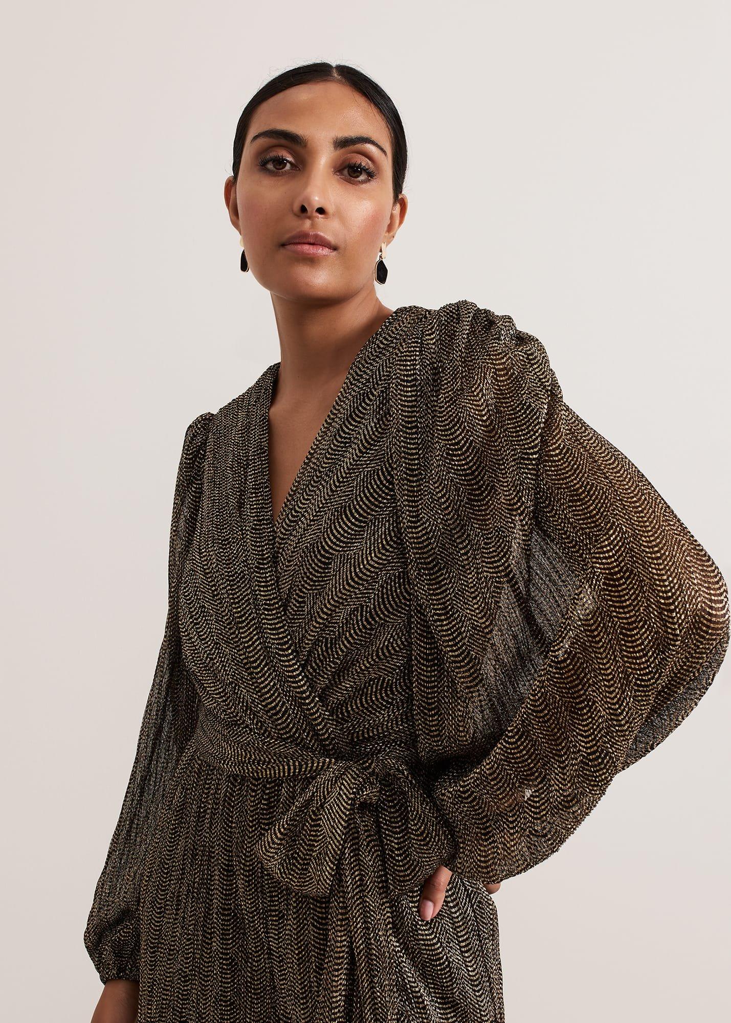 ${product-id}-Petite Alli Gold Textured Jumpsuit-Gold-${view-type}