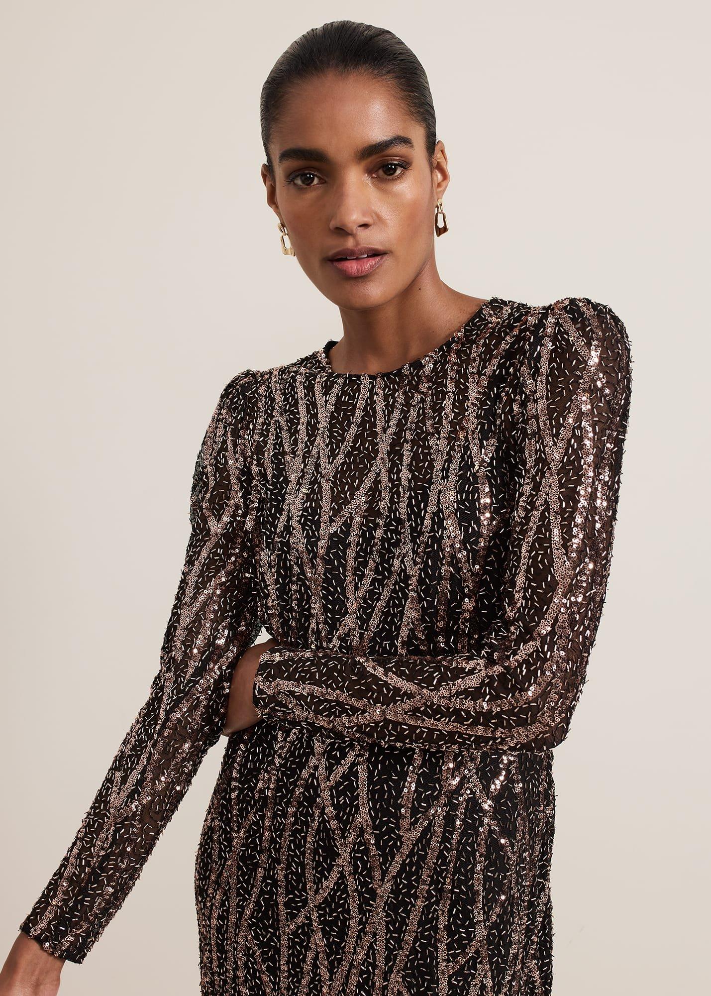 ${product-id}-Kaleigh Sequin Midi Dress-Black/Multi-${view-type}