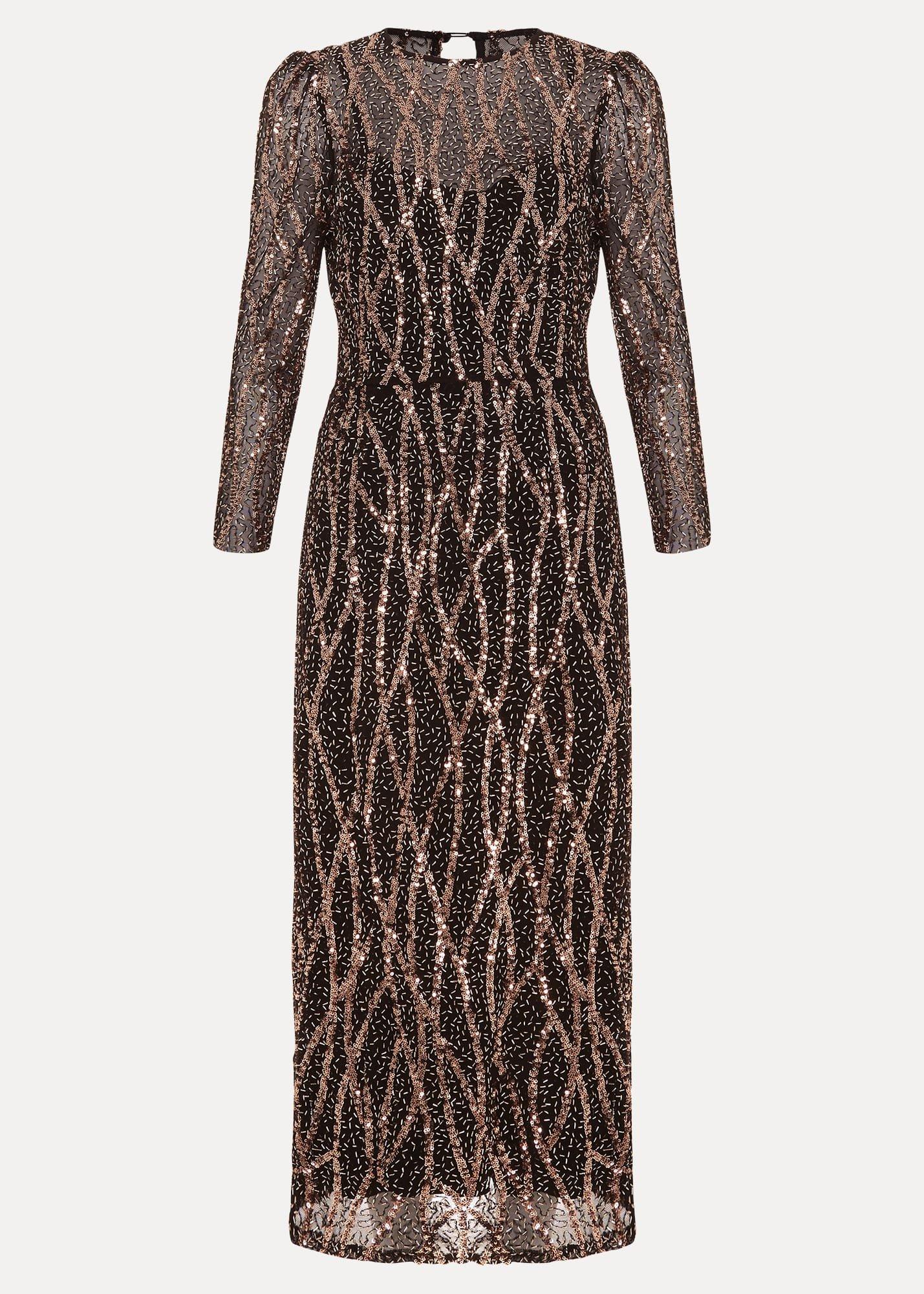 Kaleigh Sequin Midi Dress