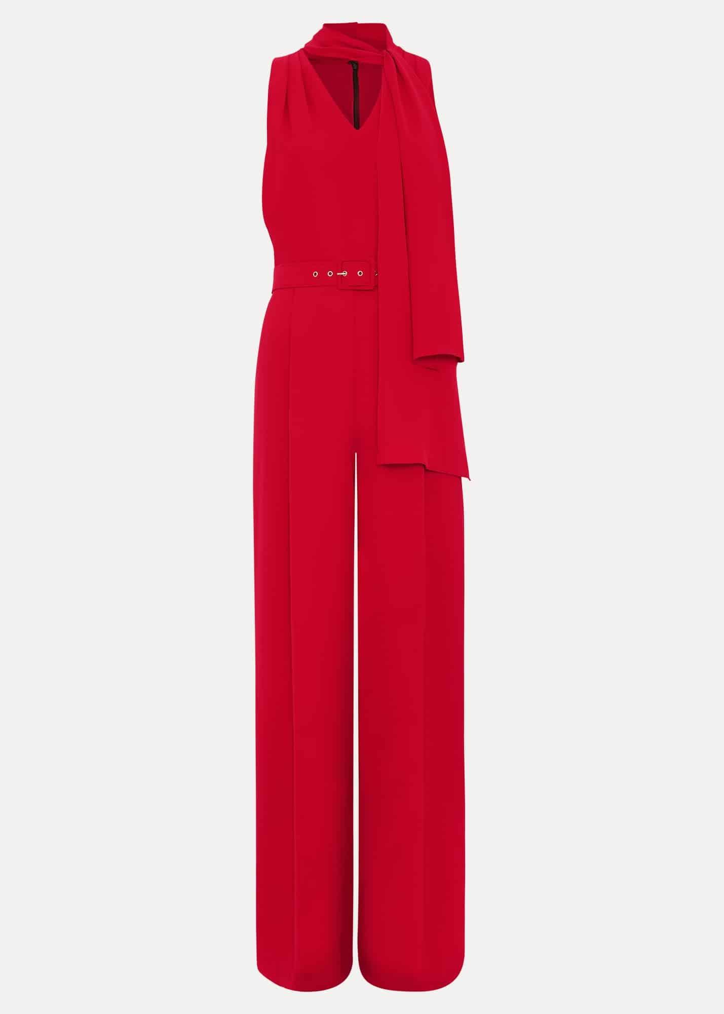 Elika Red Jumpsuit