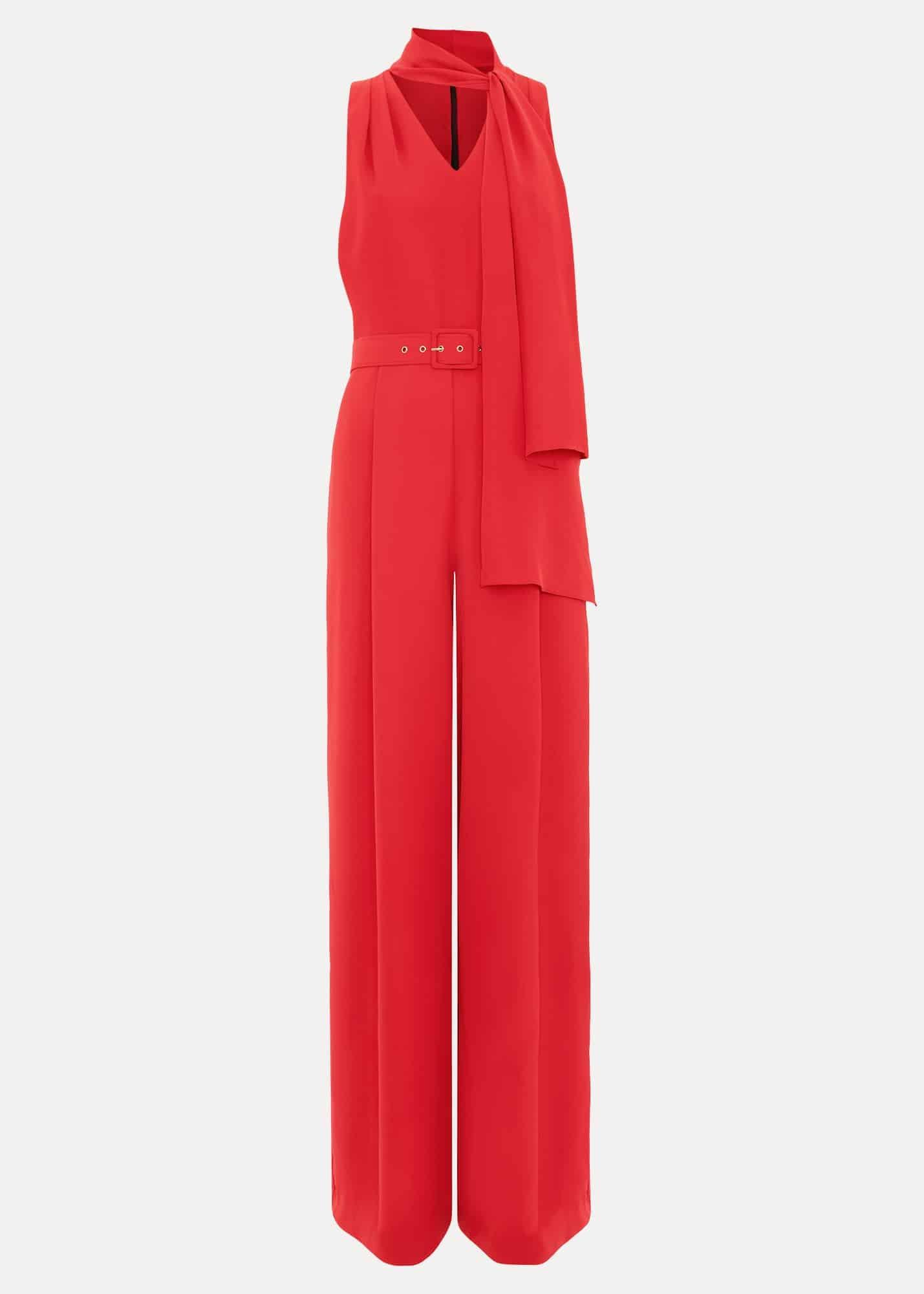 Petite Elika Red Jumpsuit