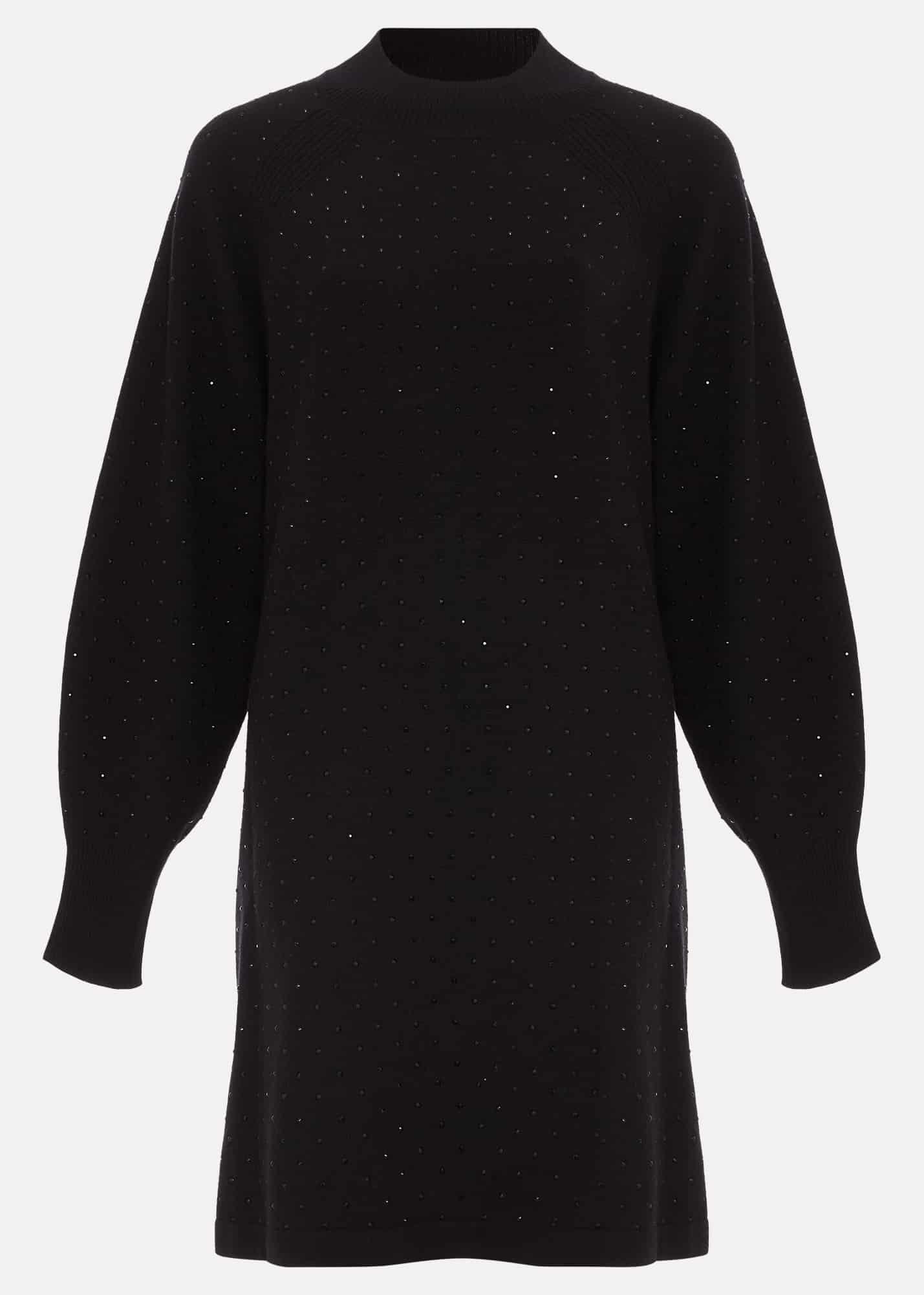 Tala Black Short Hotfix Dress