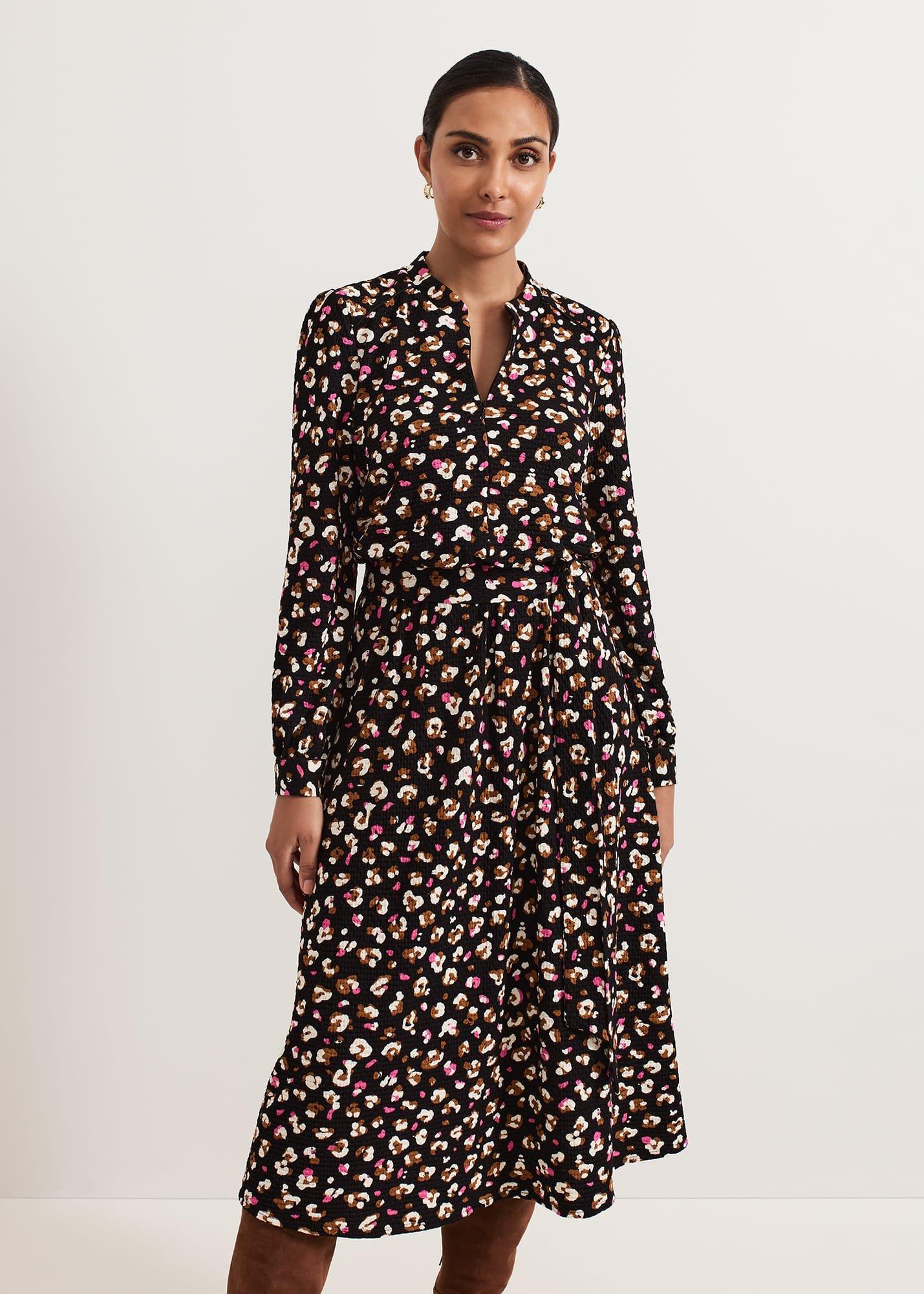 Petite Aoife Printed Jersey Dress