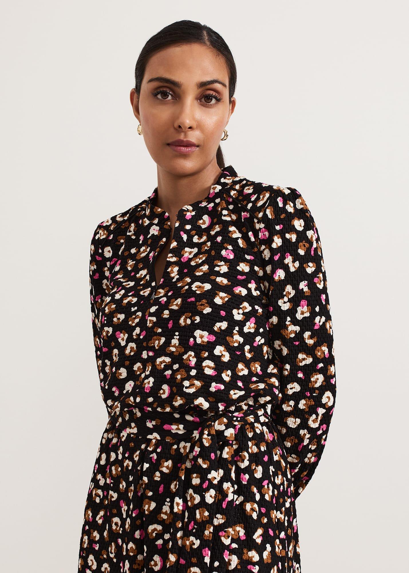 Petite Aoife Printed Jersey Dress