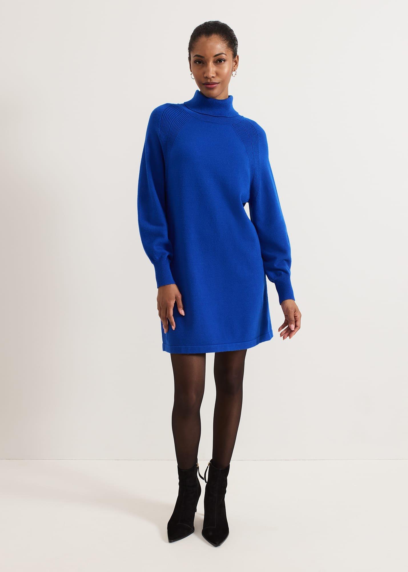${product-id}-Ellie Chunky Knit Dress-Blue-${view-type}