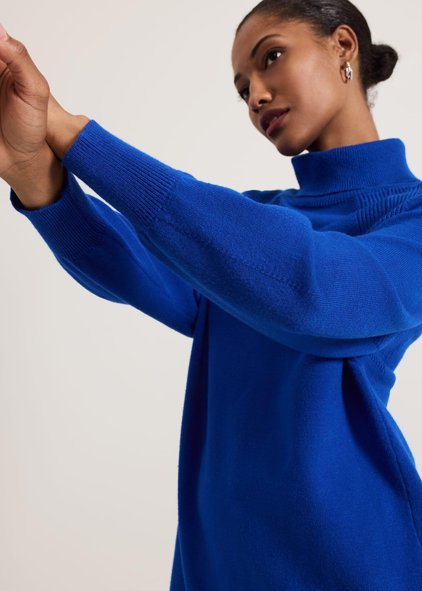 ${product-id}-Ellie Chunky Knit Dress-Blue-${view-type}