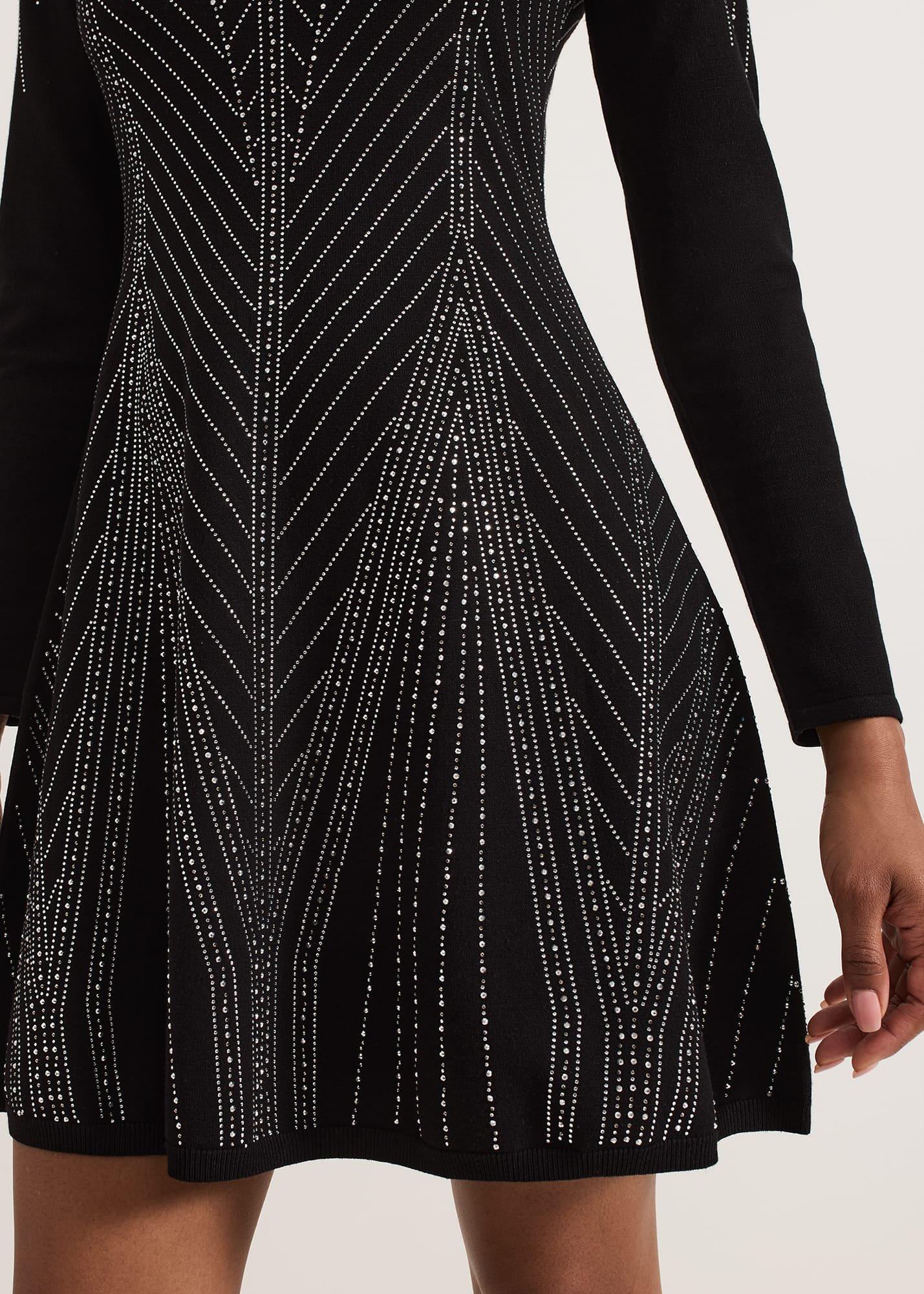 ${product-id}-Lexie Studd Flippy Hem Dress-Black-${view-type}