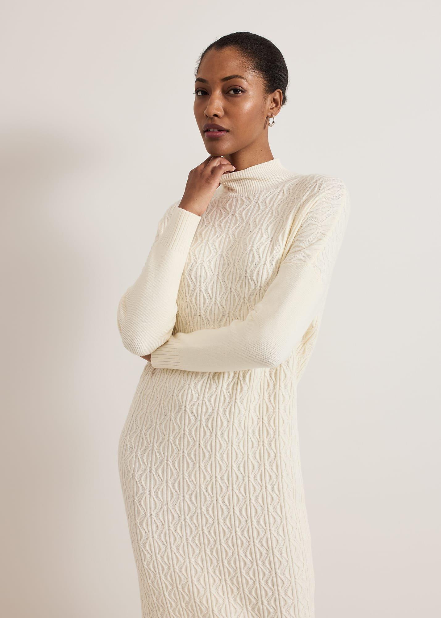 ${product-id}-Cadie Cable Knit Dress-Winter White-${view-type}