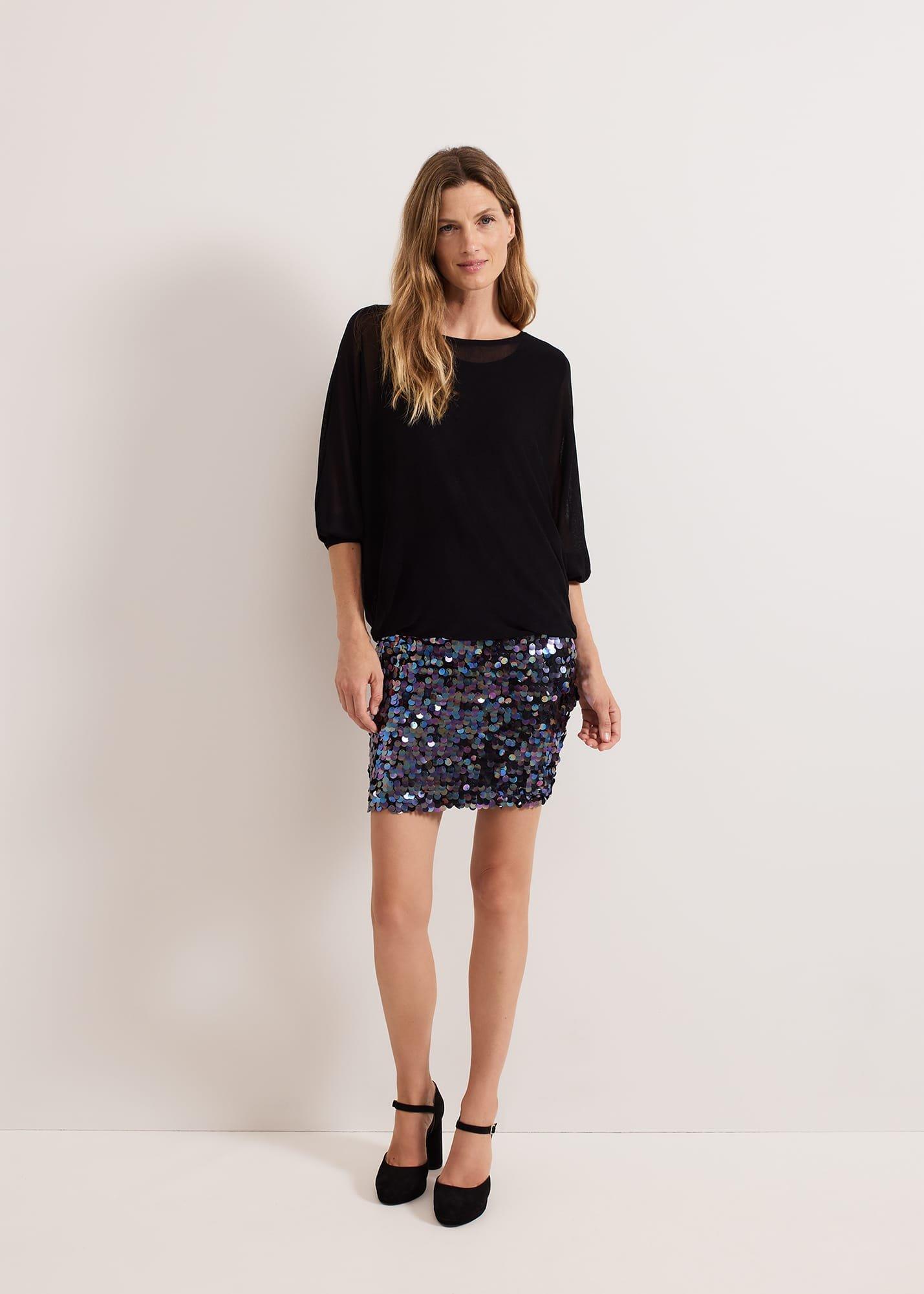 ${product-id}-Becca Sequin Knit Dress-Black-${view-type}