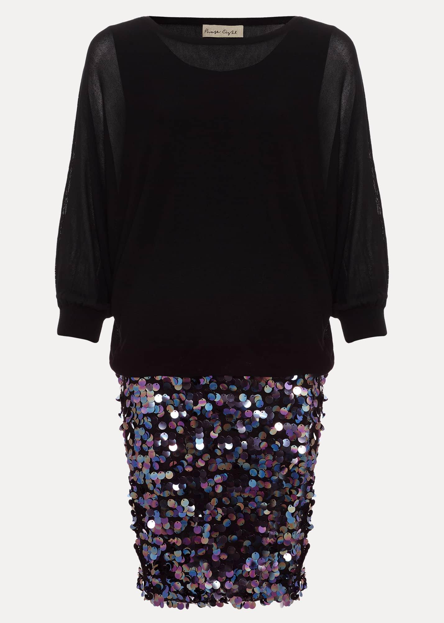 Becca Sequin Knit Dress