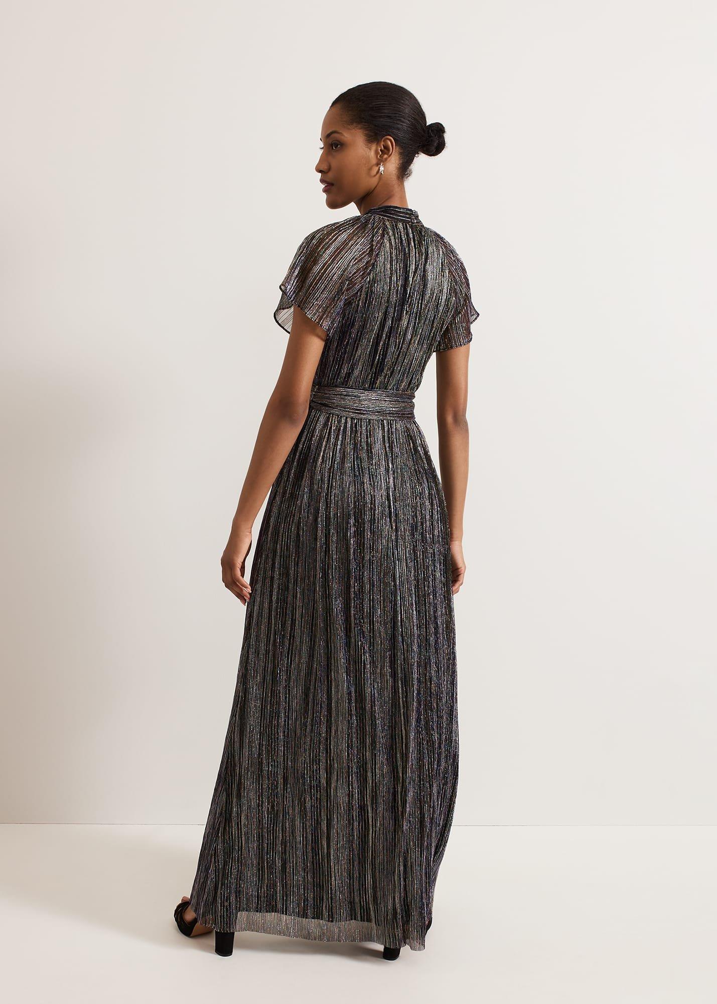 Riah Shimmer Maxi Dress