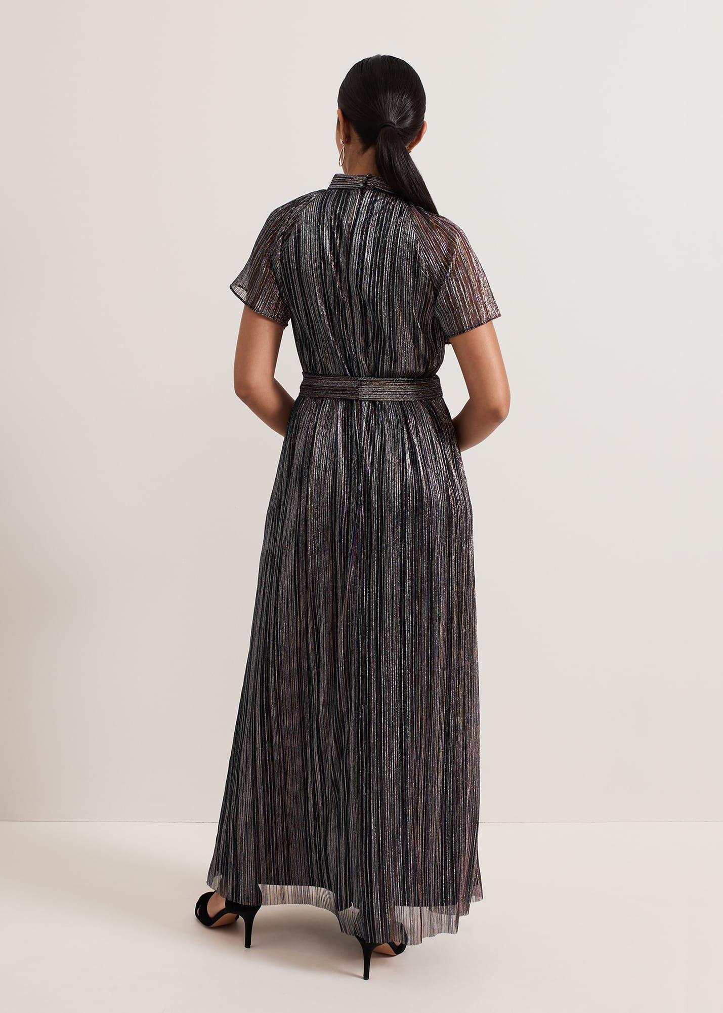 Petite Riah Shimmer Maxi Dress