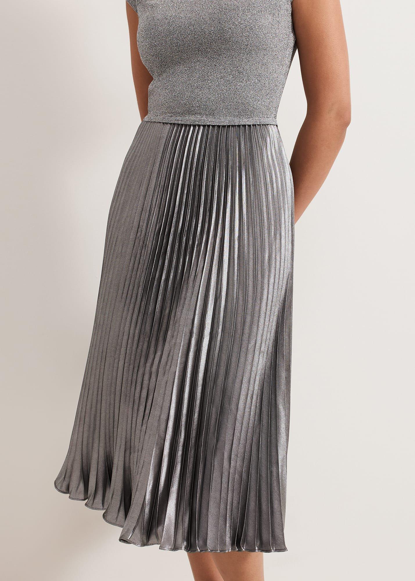 Jayla Metallic Knit Dress