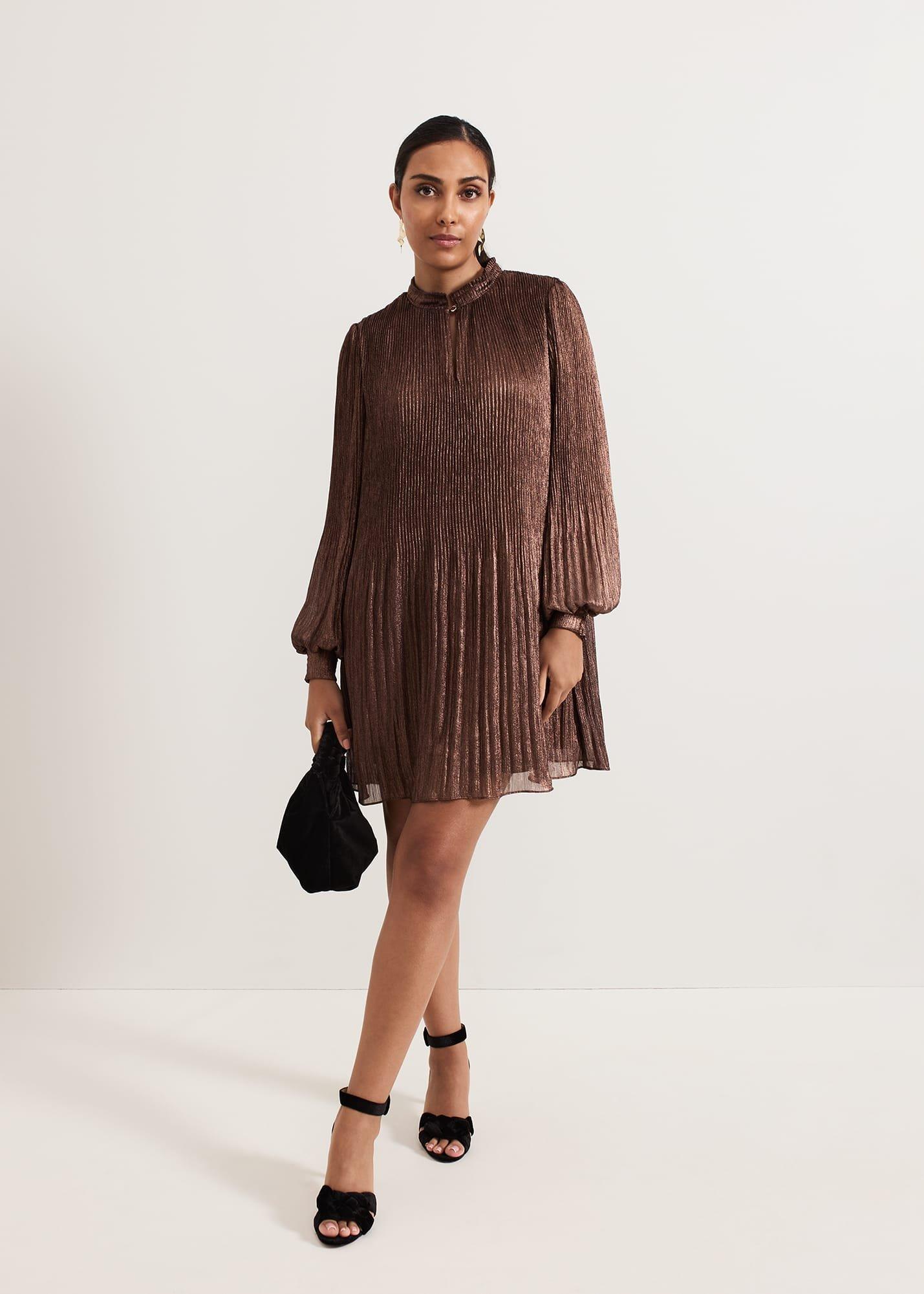Petite Ella Pink Swing Dress