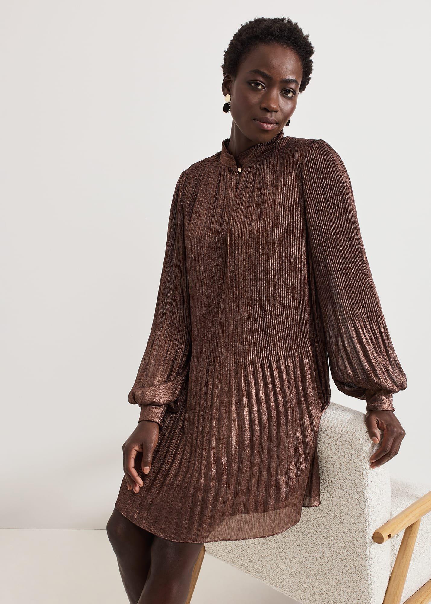 Petite Ella Pink Swing Dress