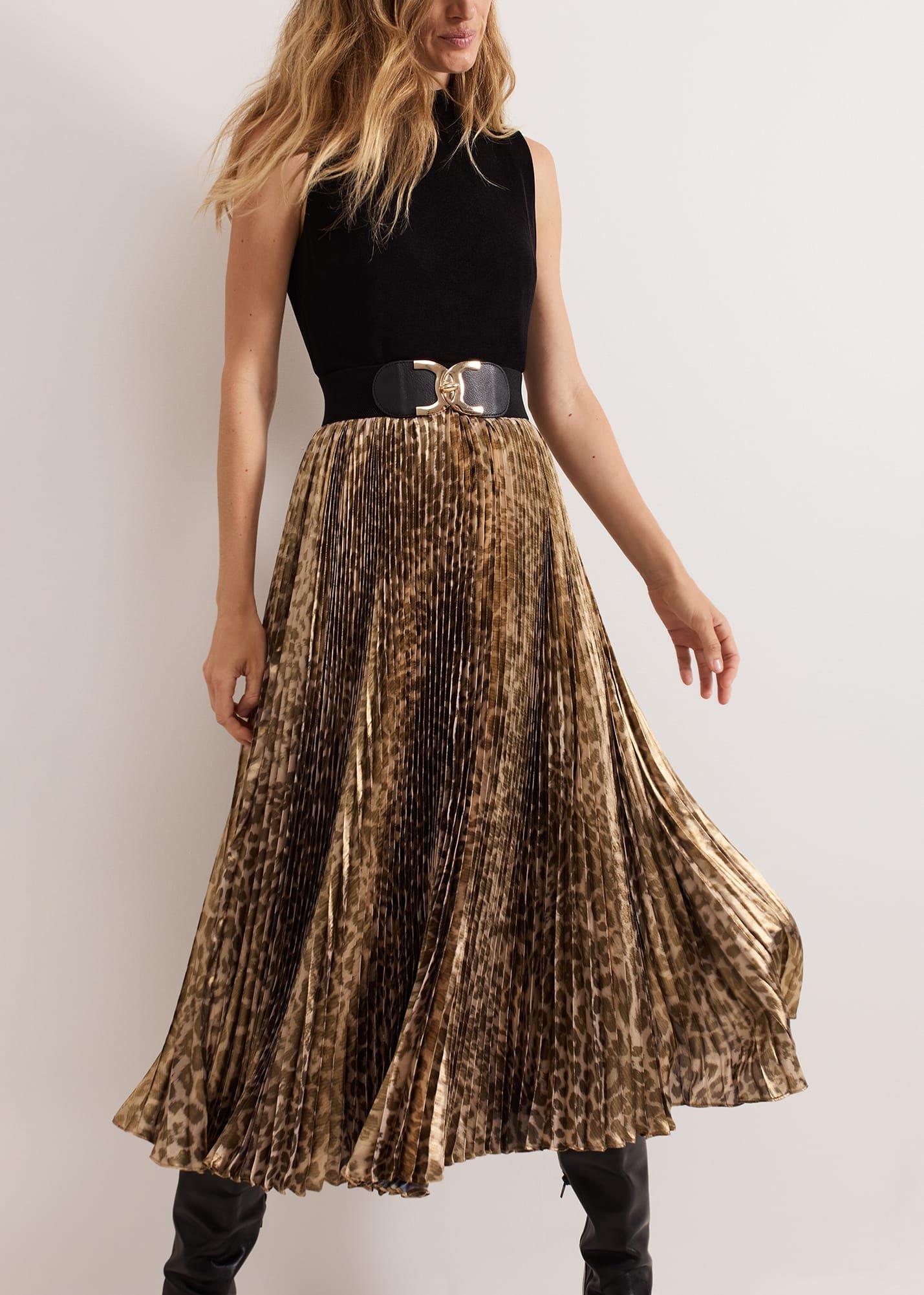 ${product-id}-Meloni Jersey Leopard Pleat Midi Dress-Black Multi-${view-type}