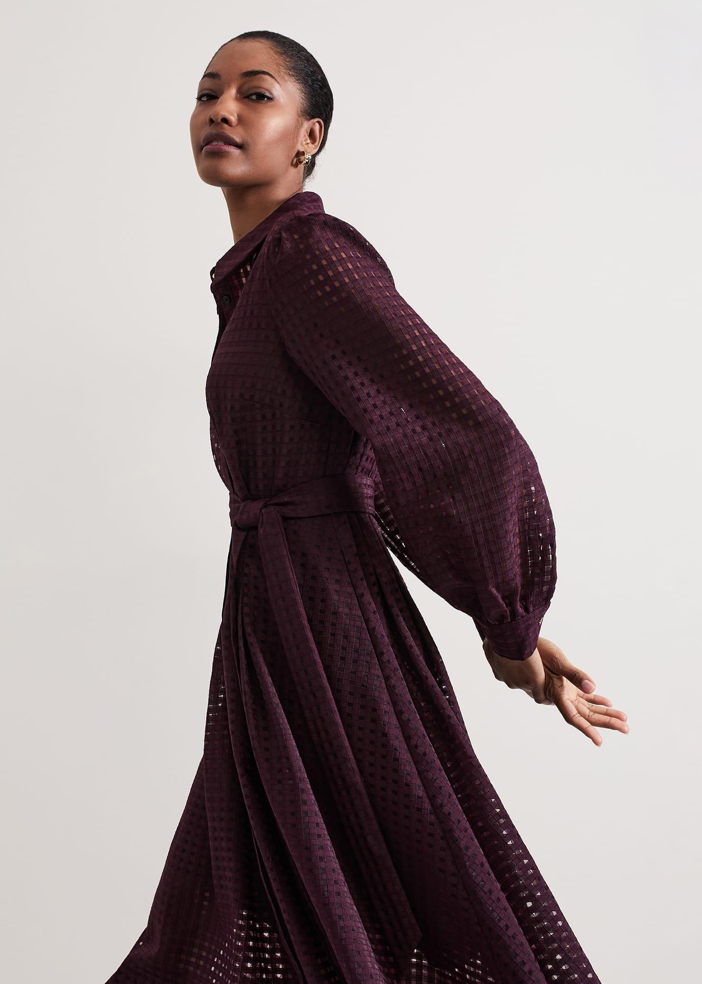 ${product-id}-Natalie Shirt Dress-Burgundy-${view-type}