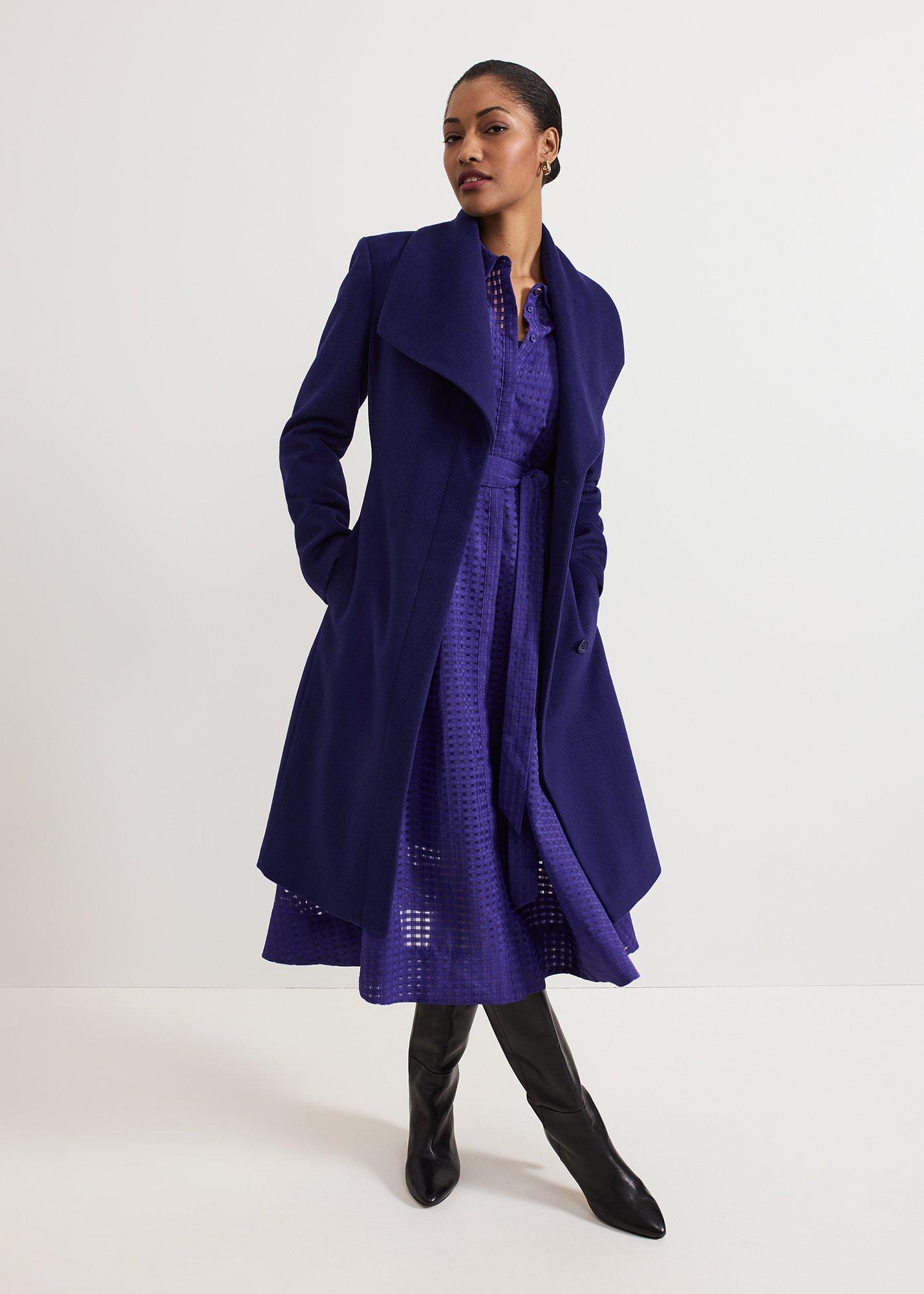 Natalie Purple Shirt Dress