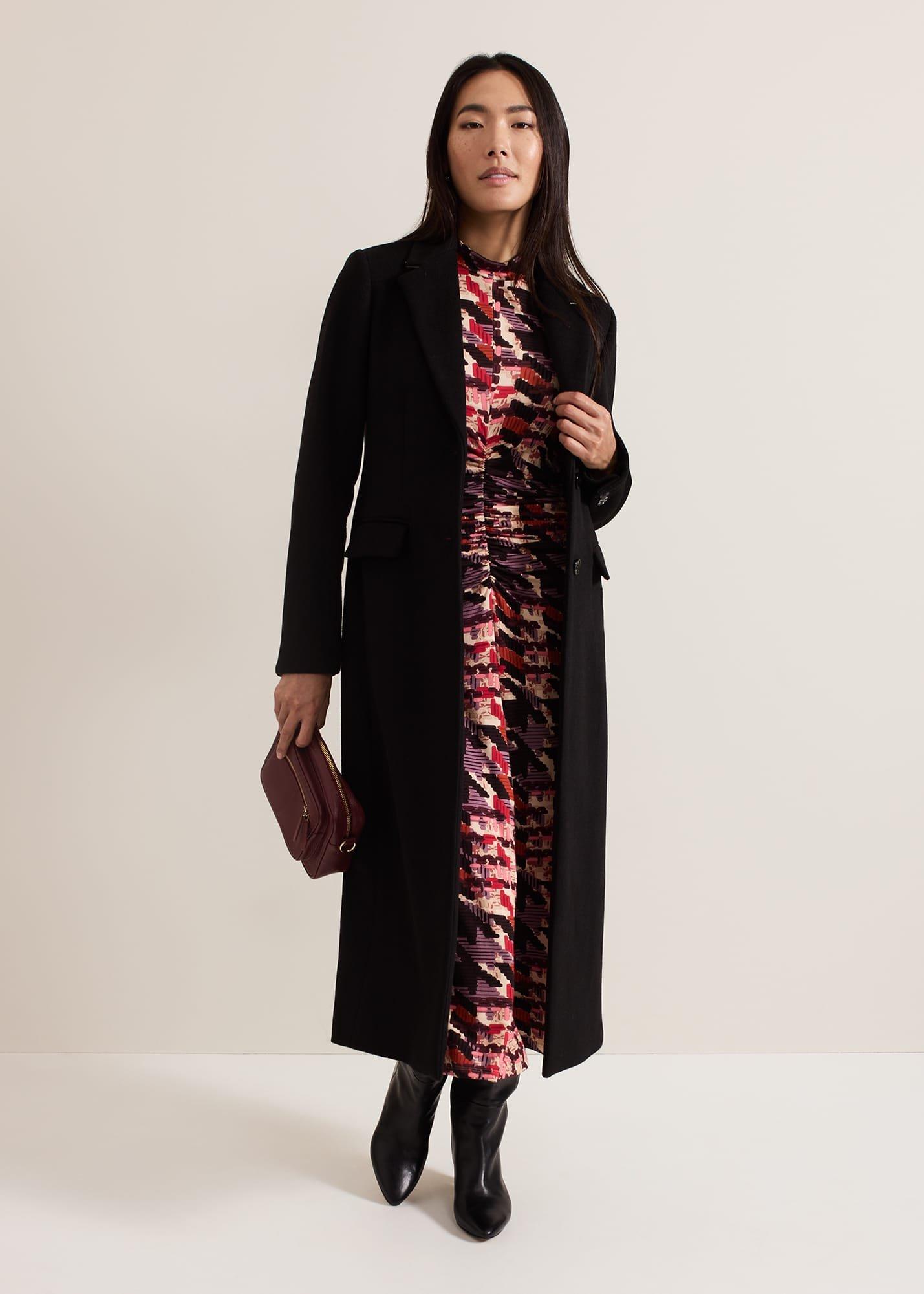 Harrie Dogtooth Colourful Jersey Dress