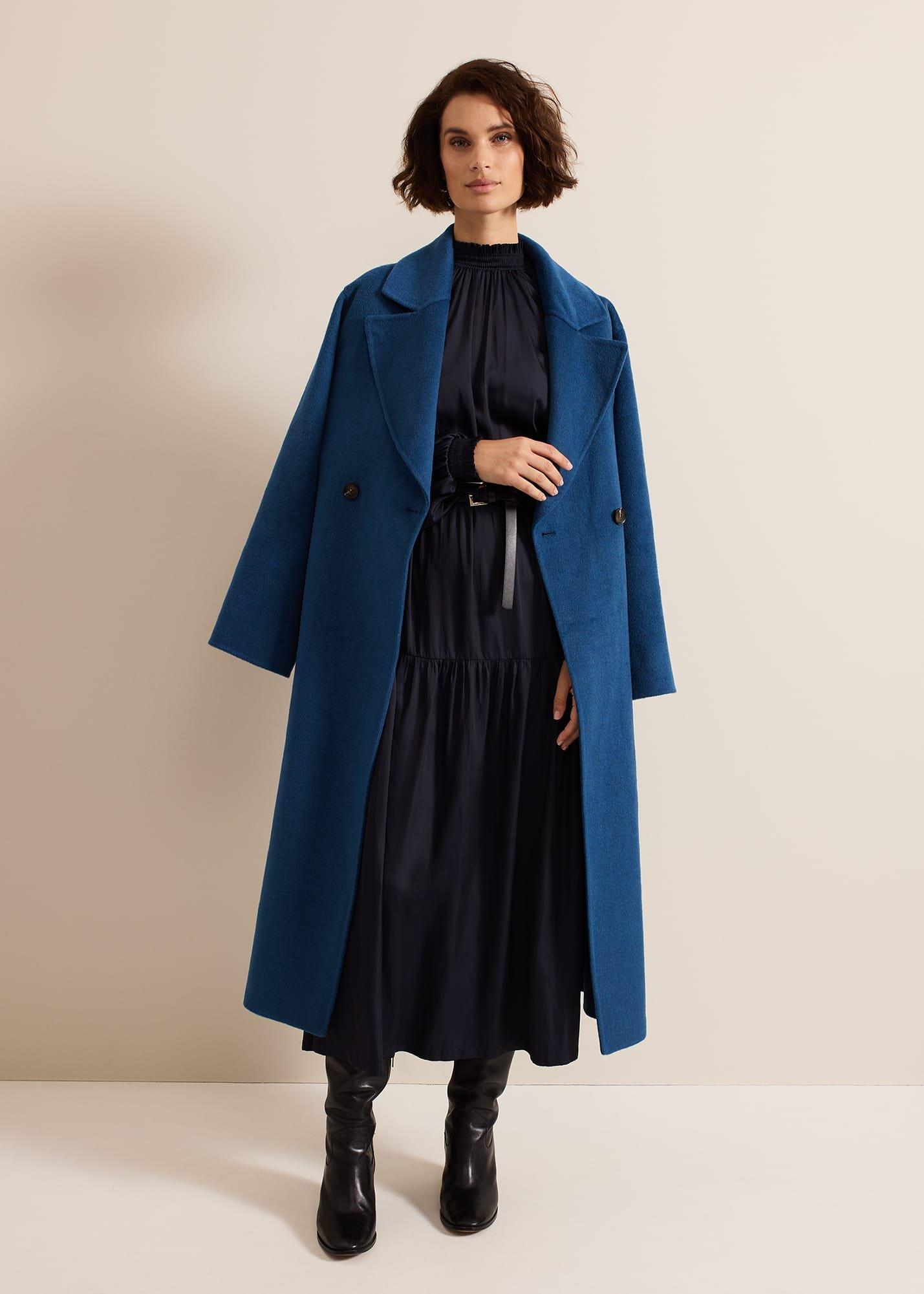 Ornella Navy Satin Dress