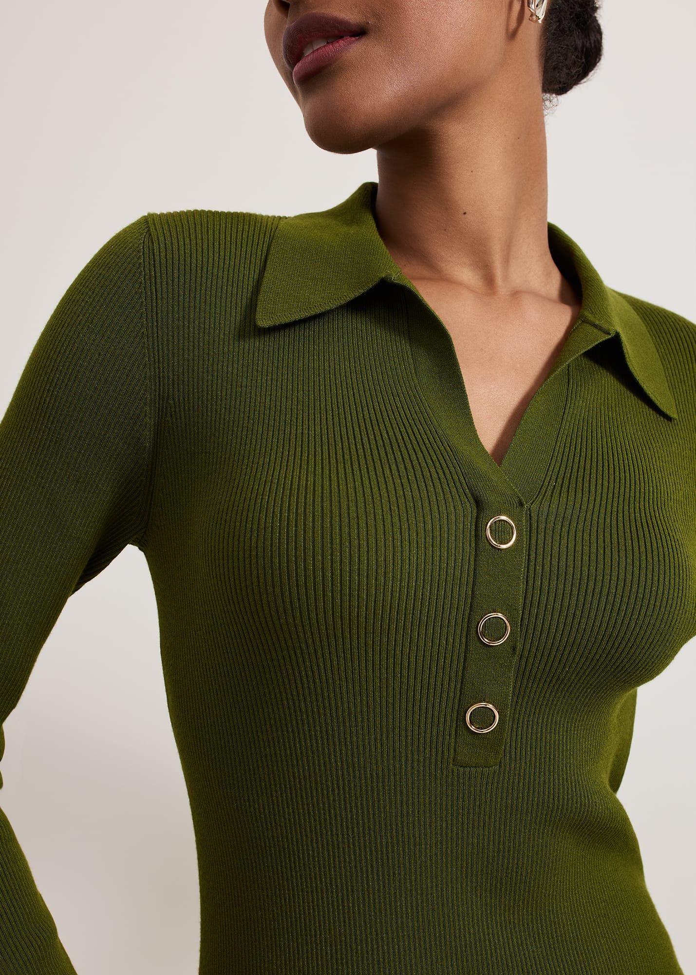 ${product-id}-Lucy Knit Column Dress-Green-${view-type}