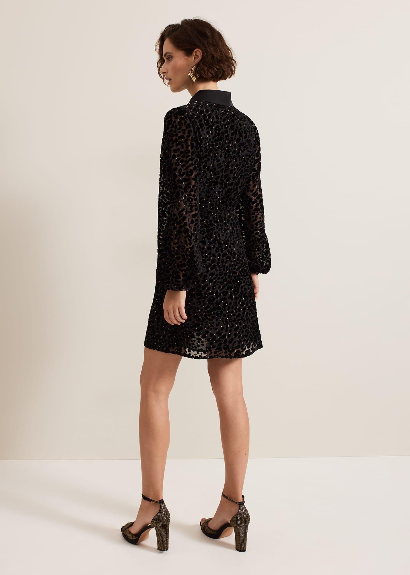 Esin Shimmer Shirt Dress