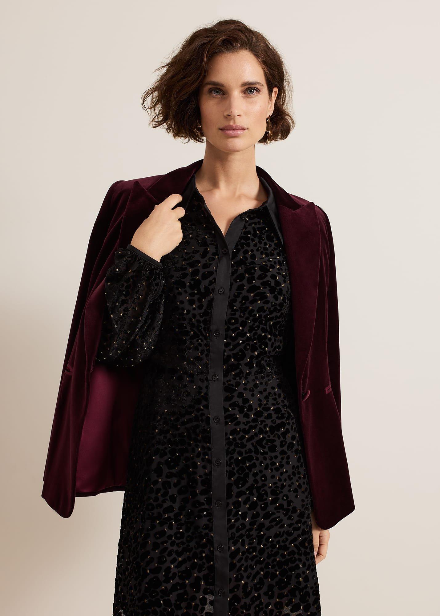 ${product-id}-Esin Shimmer Shirt Dress-Black-${view-type}