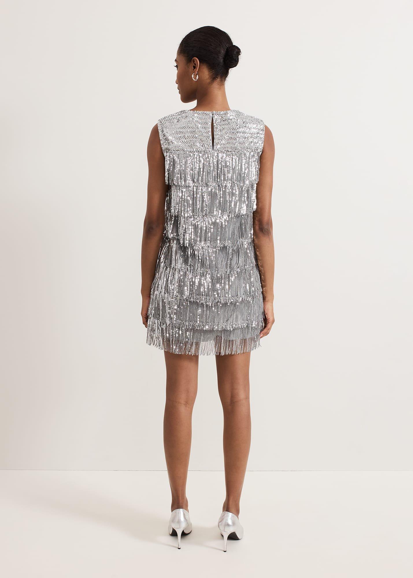 Lula Fringe Sequin Dress