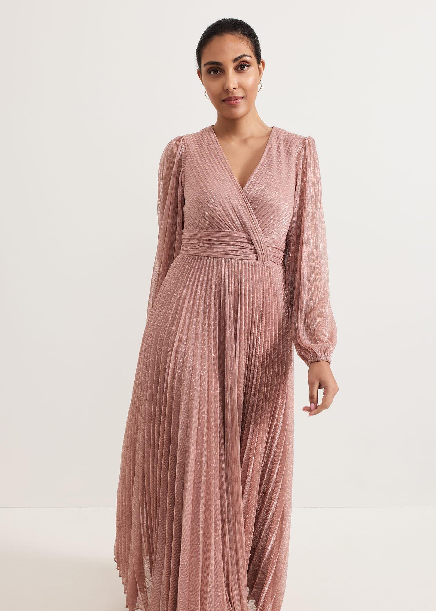 ${product-id}-Petite Harper Plise Pale Pink Dress-Pale Pink-${view-type}
