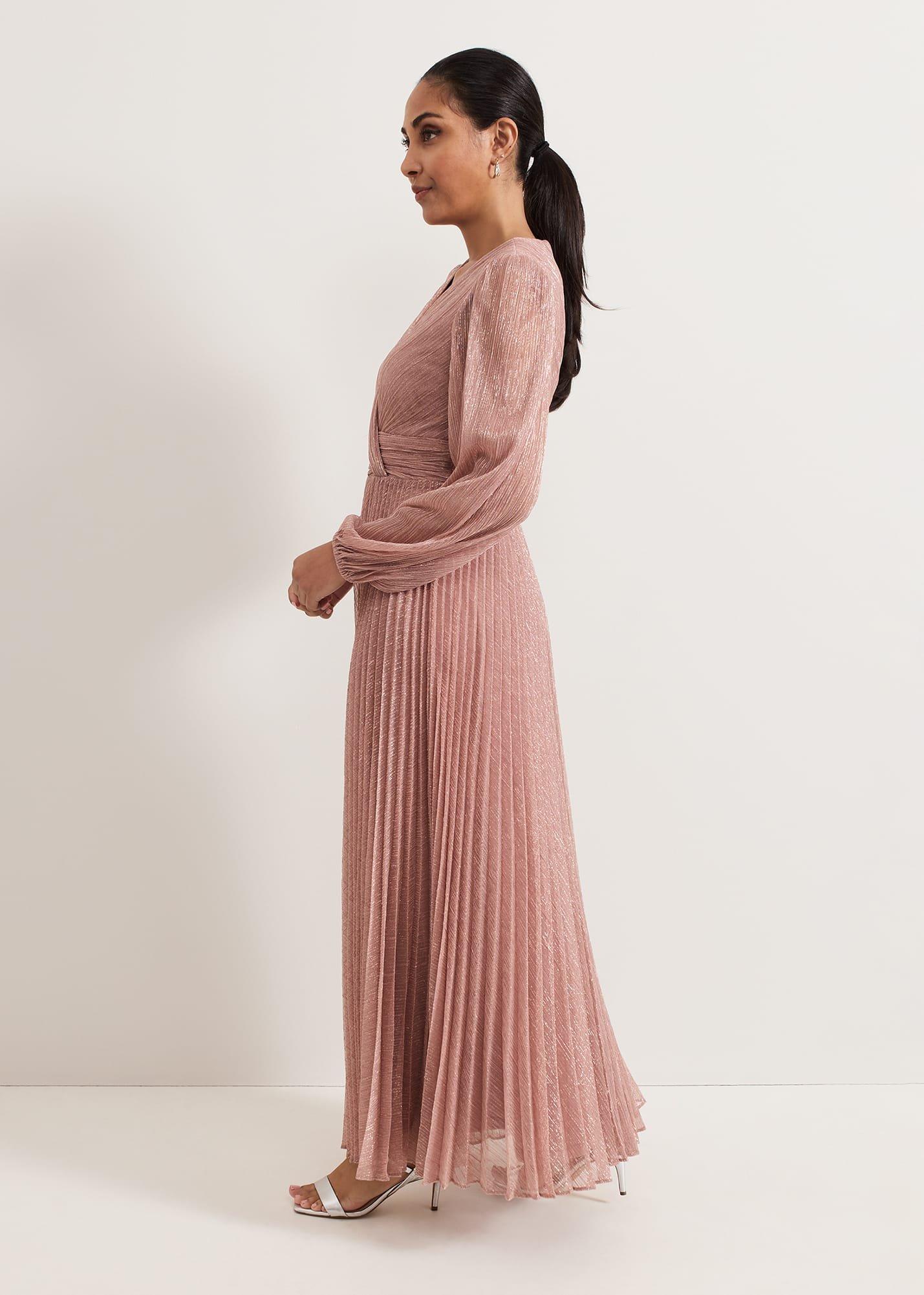 ${product-id}-Petite Harper Plise Pale Pink Dress-Pale Pink-${view-type}