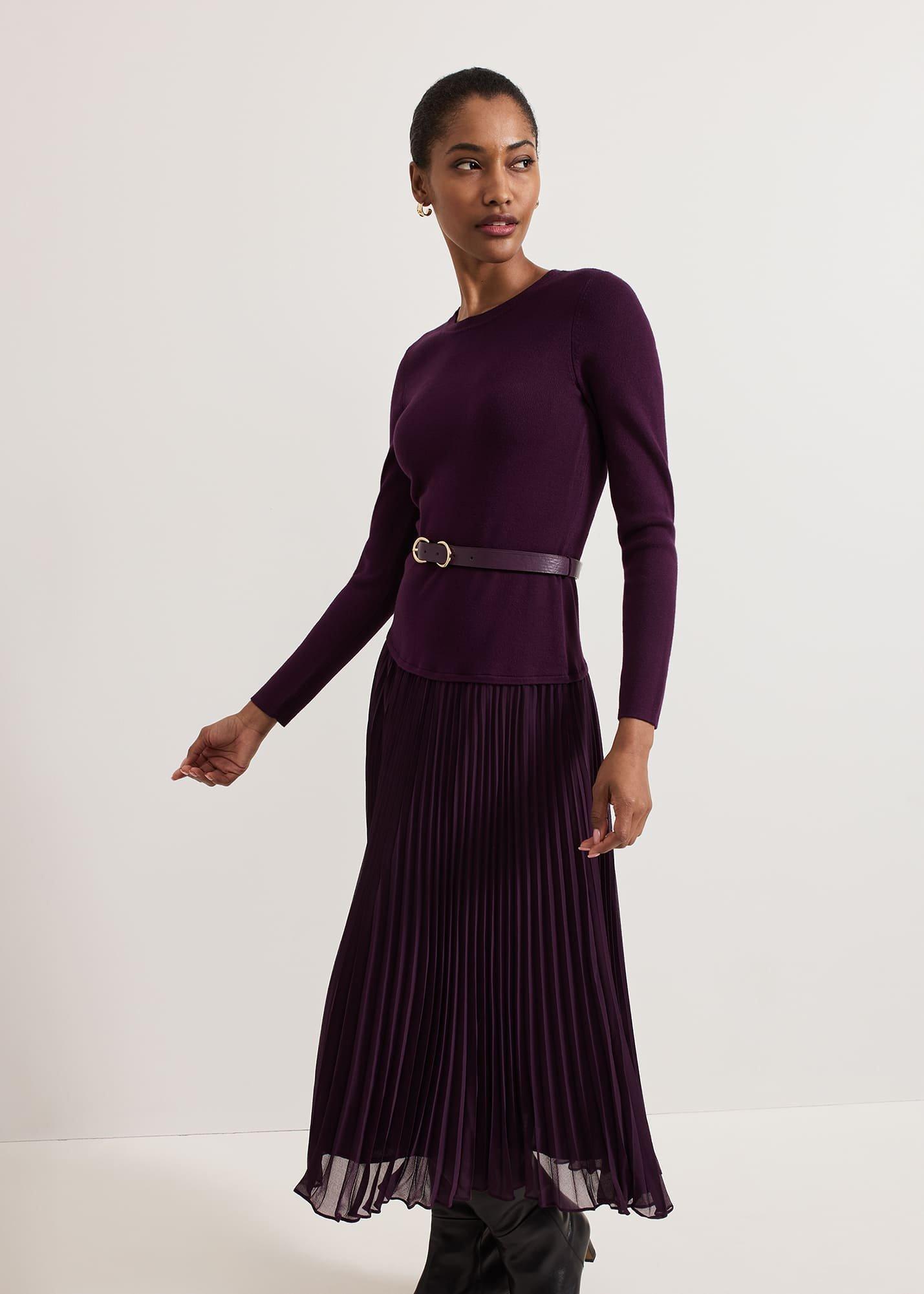 Kai Satin Knitted Dress