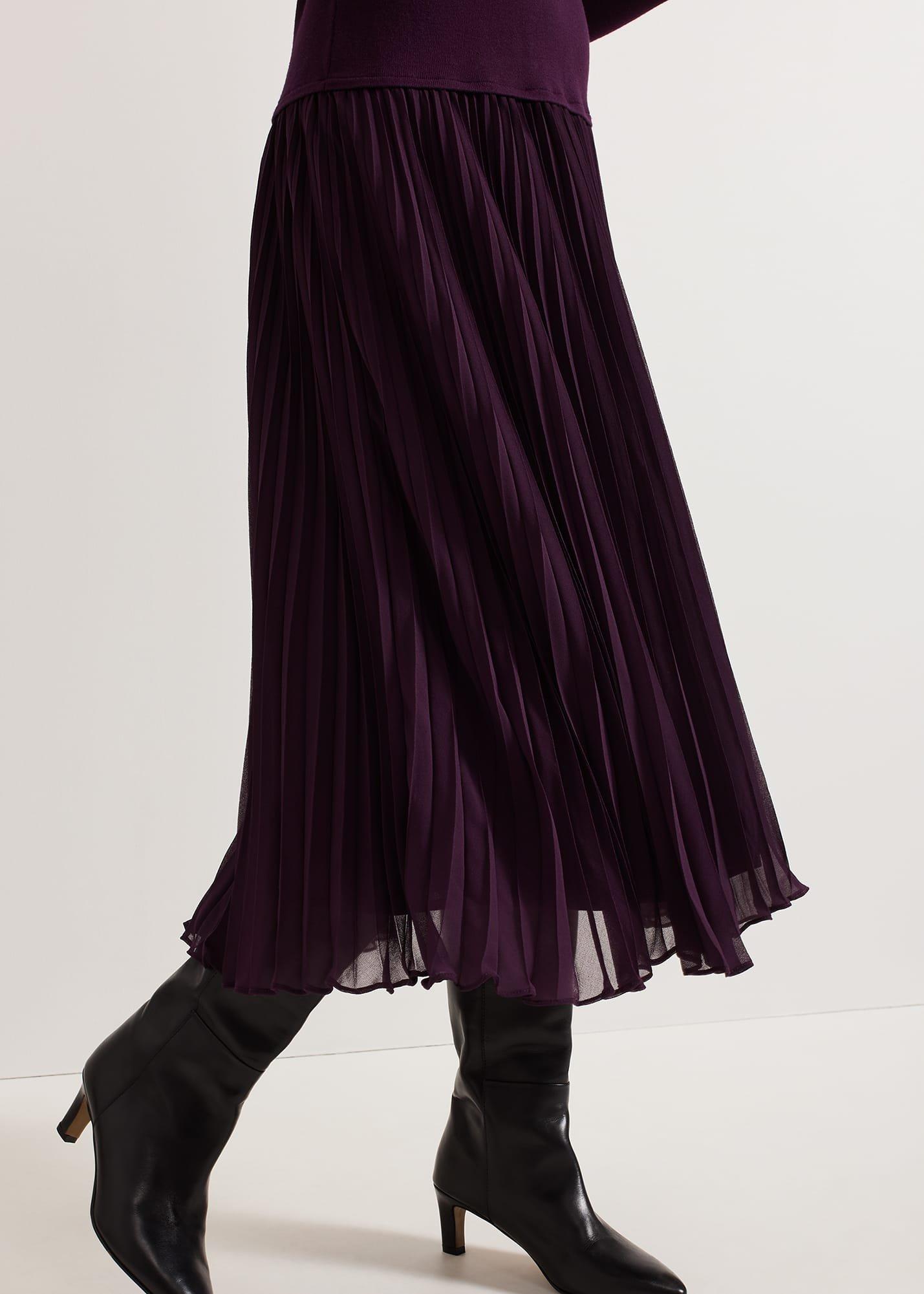 Kai Satin Knitted Dress