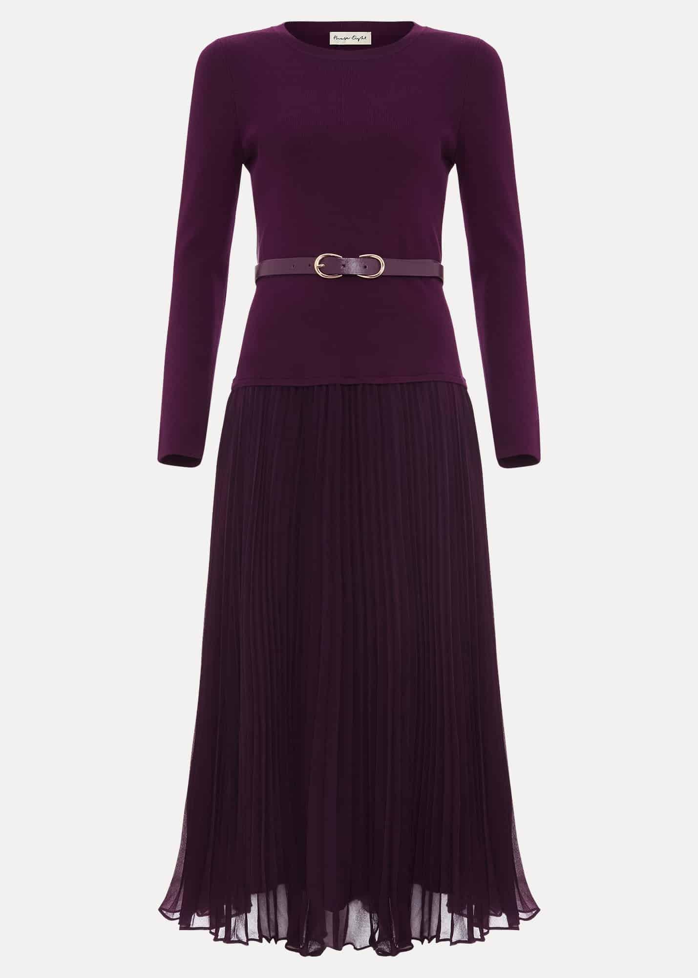 Kai Satin Knitted Dress