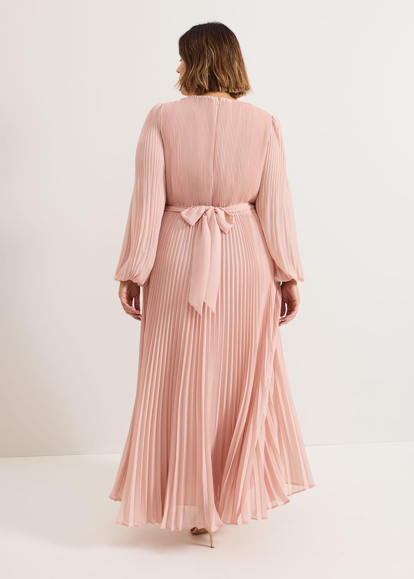 Isadora Pale Pink Maxi Dress
