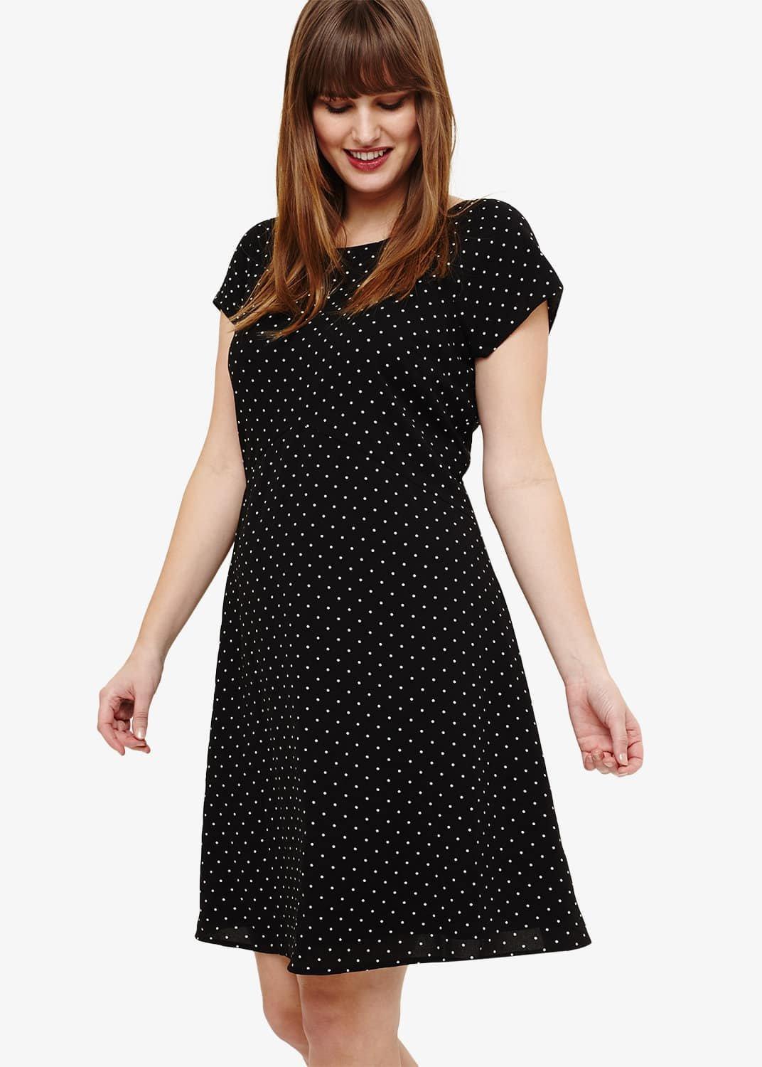 Maria Spot Swing Dress