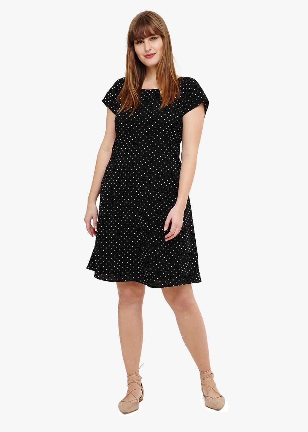 Maria Spot Swing Dress