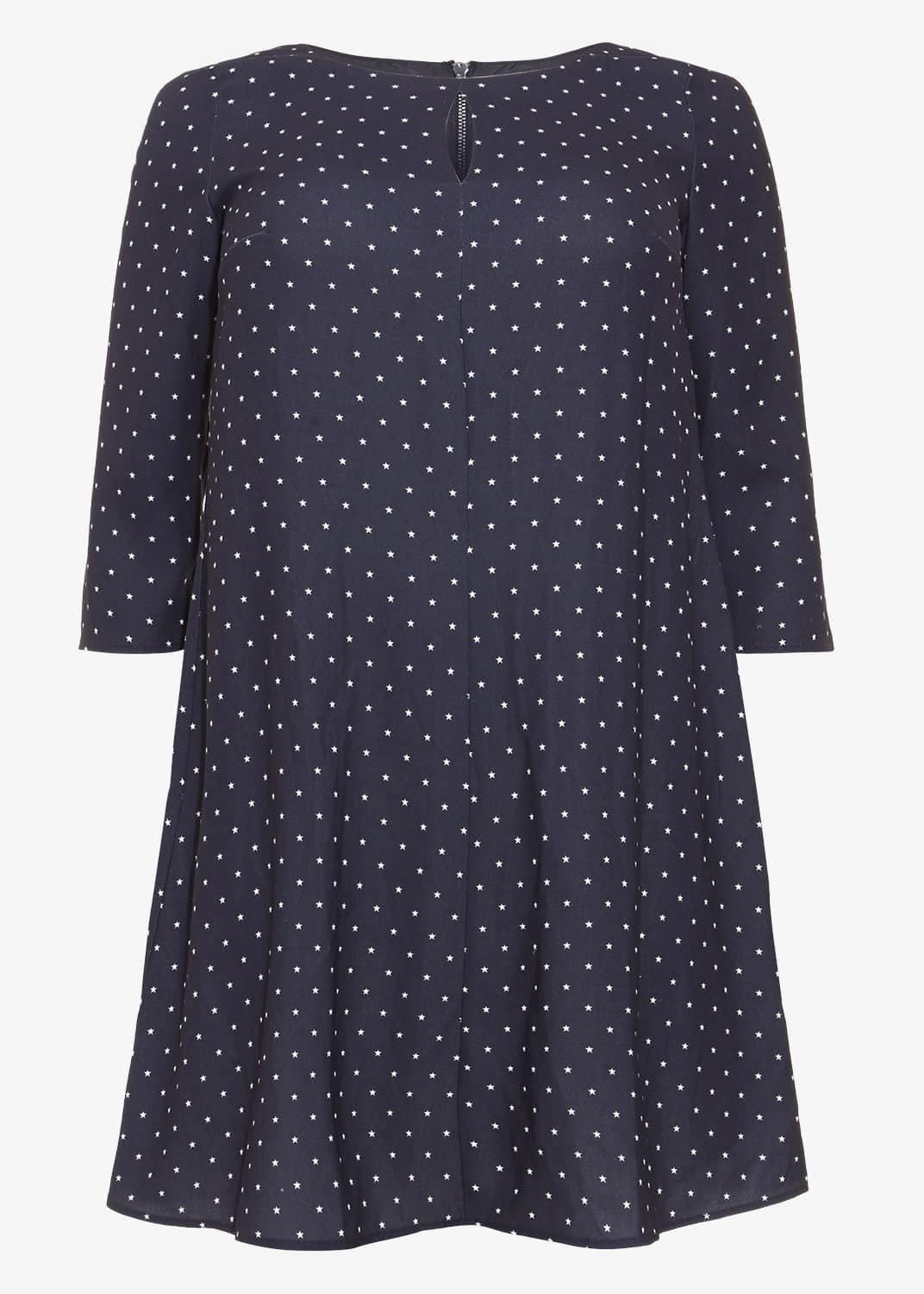 Fia Star Print Dress
