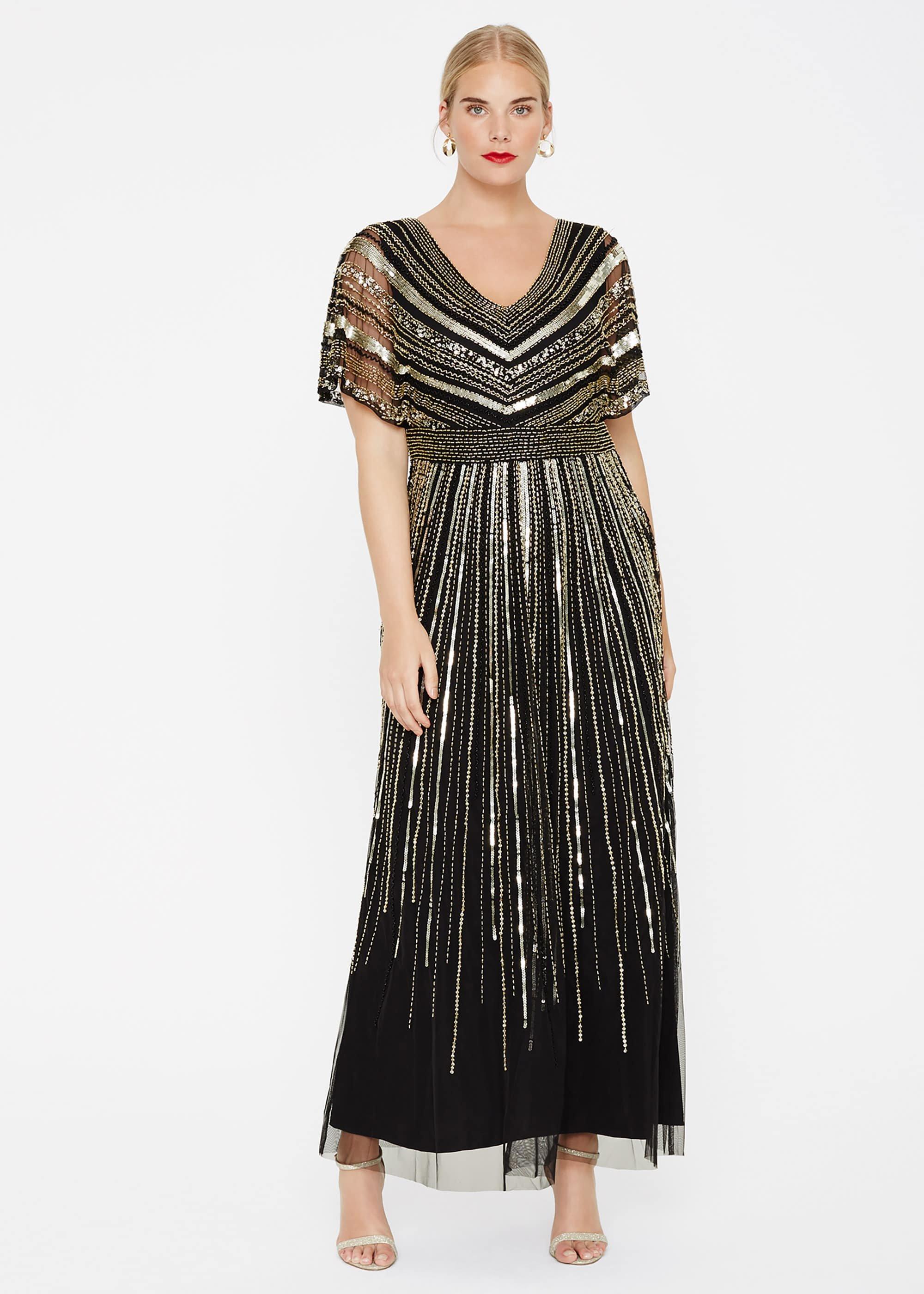 Avalon Beaded Maxi Dress