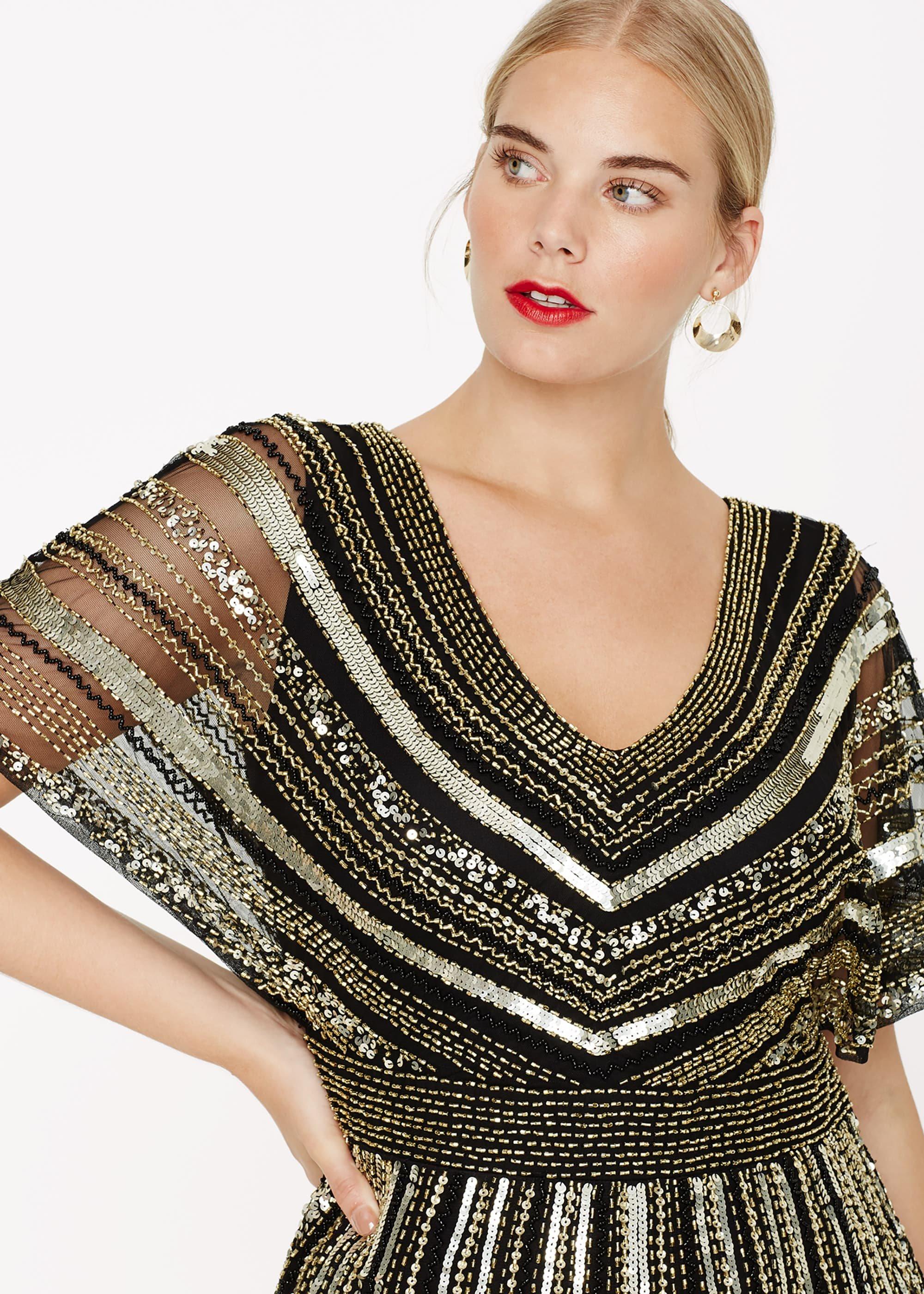 Avalon Beaded Maxi Dress