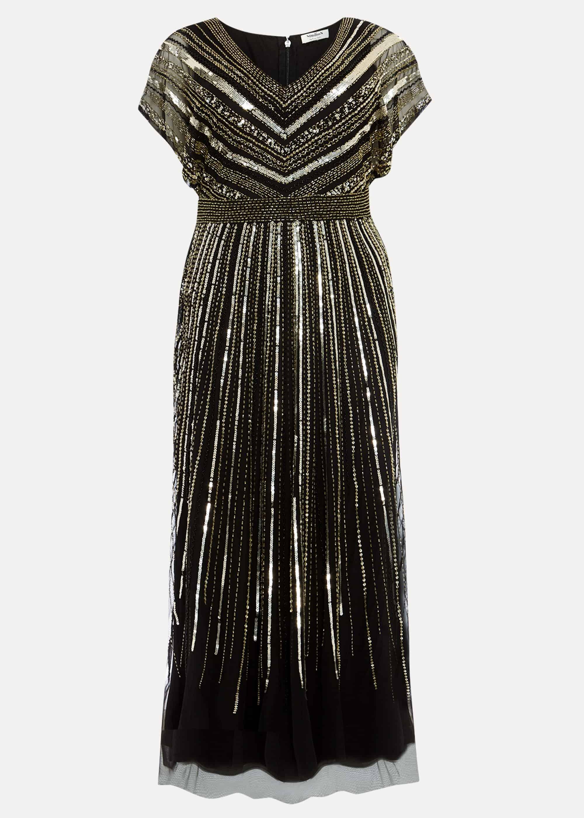 Avalon Beaded Maxi Dress