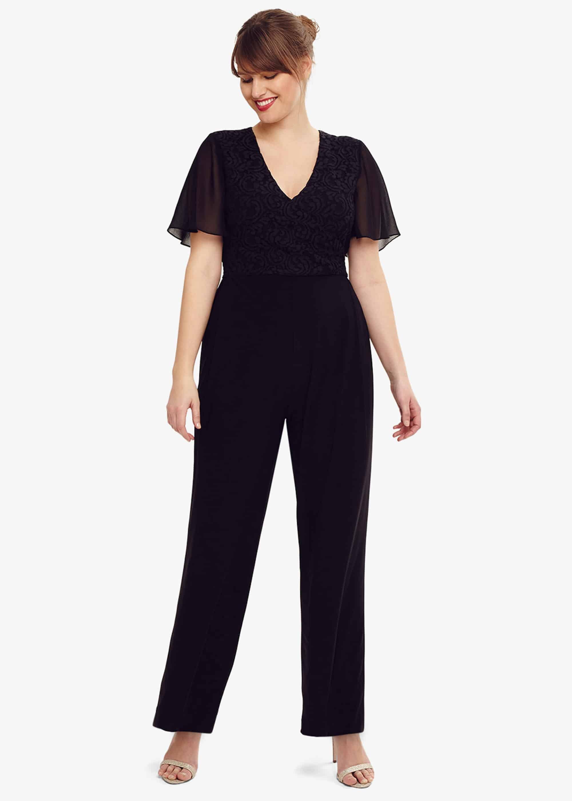 Salma Lace Wrap Jumpsuit