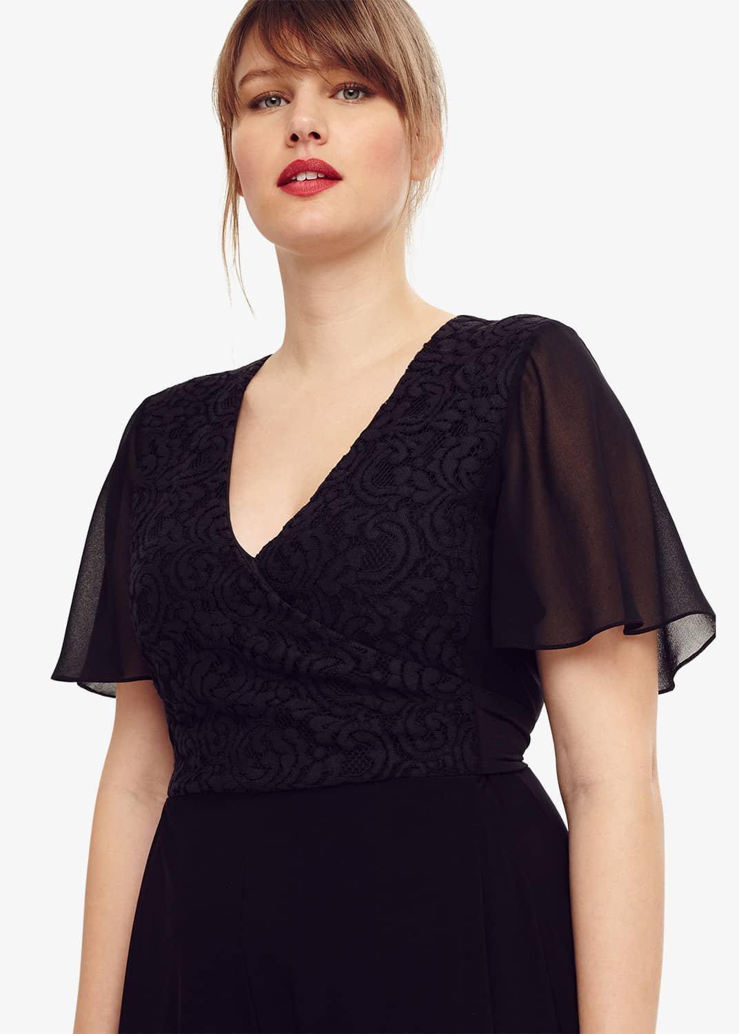 Salma Lace Wrap Jumpsuit